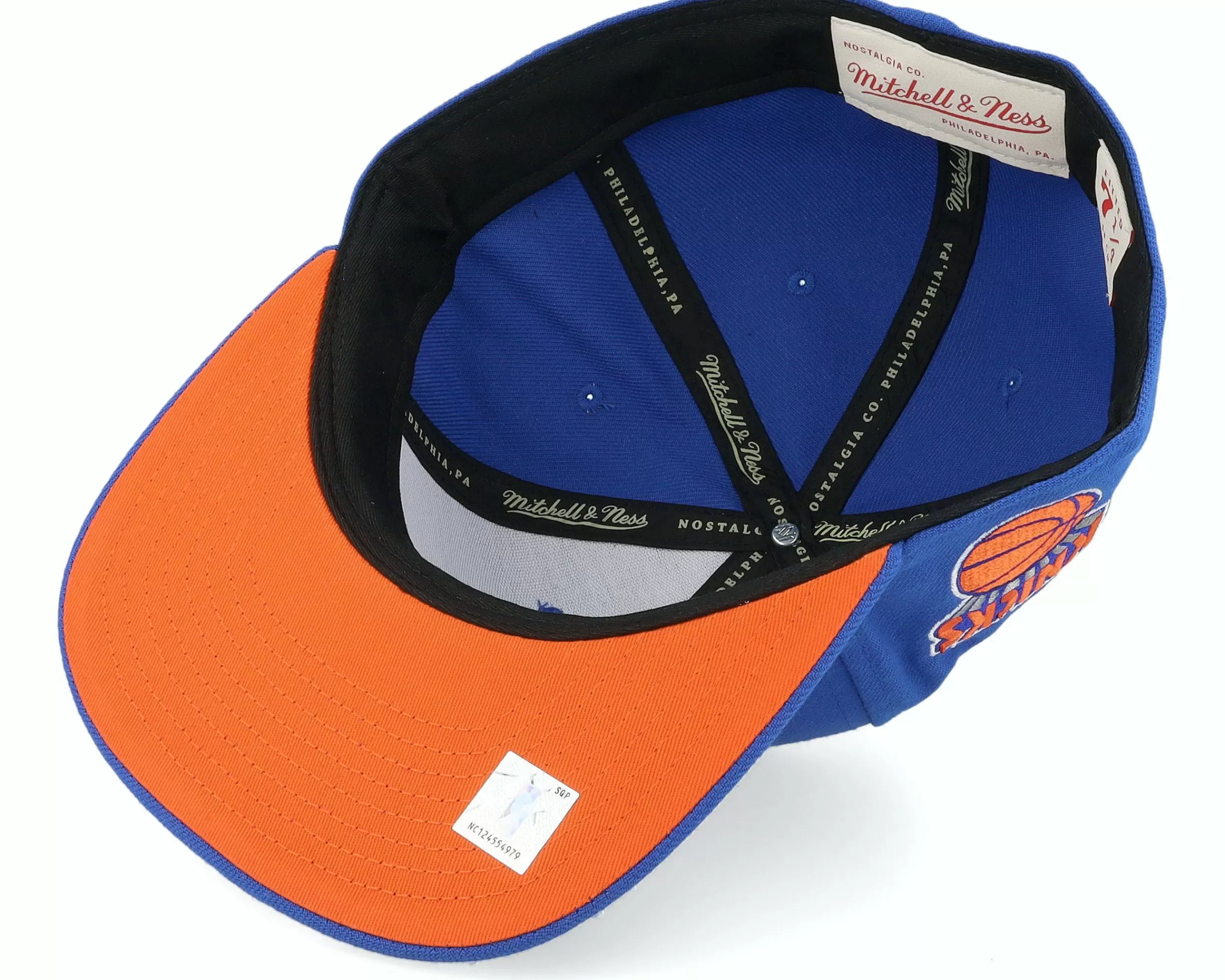 Mitchell & Ness New York Knicks Logo History Hwc Blue Fitted - -Unisex Fitted