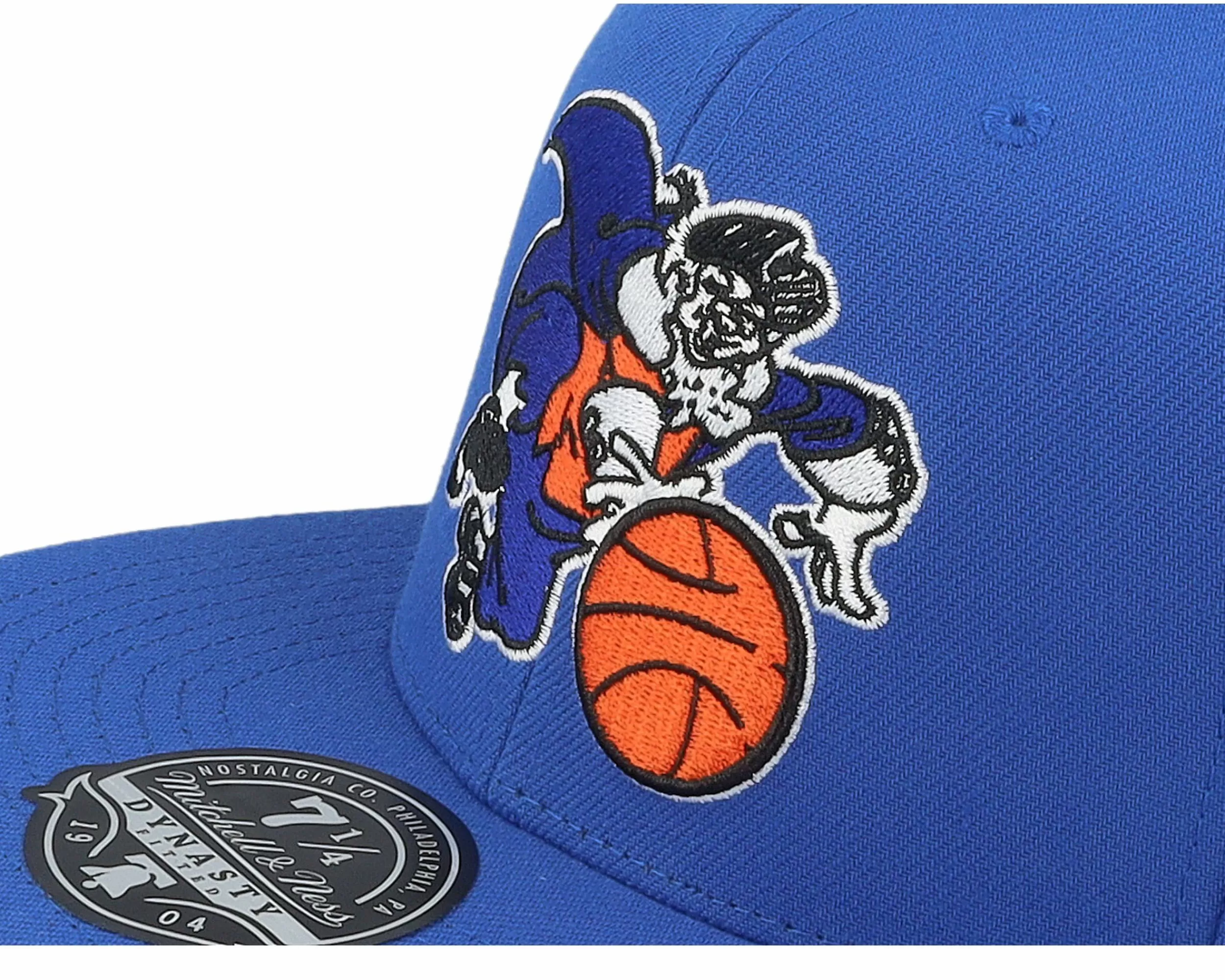 Mitchell & Ness New York Knicks Logo History Hwc Blue Fitted - -Unisex Fitted