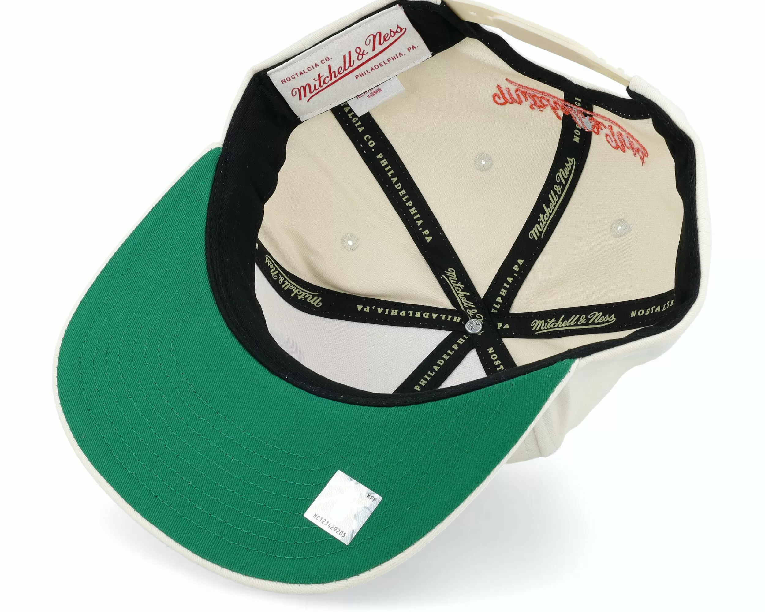 Mitchell & Ness New York Knicks Reframe Retro Off White Snapback - -Unisex Snapback