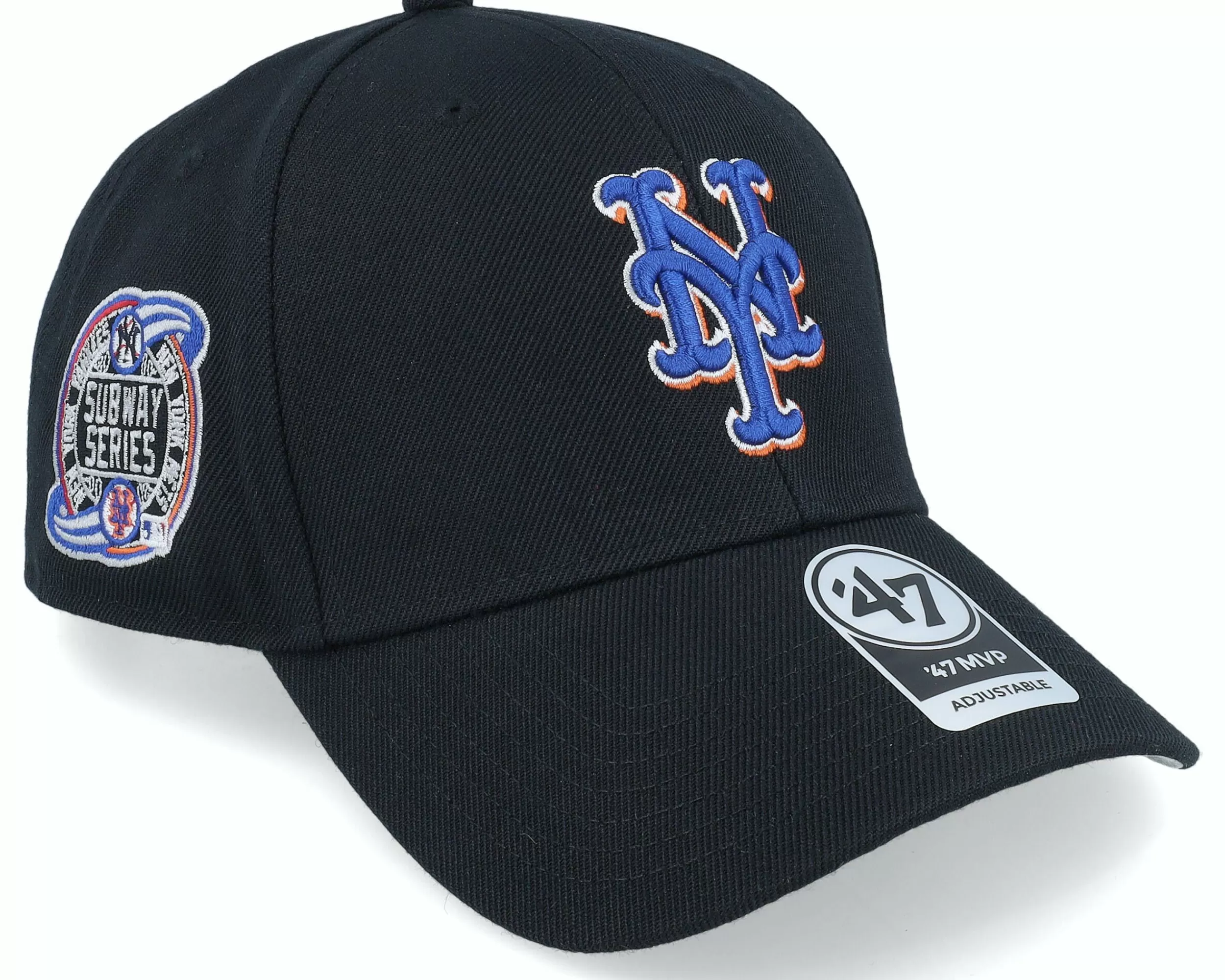 47 Brand New York Mets Subway Series Black Adjustable - -Unisex Adjustable