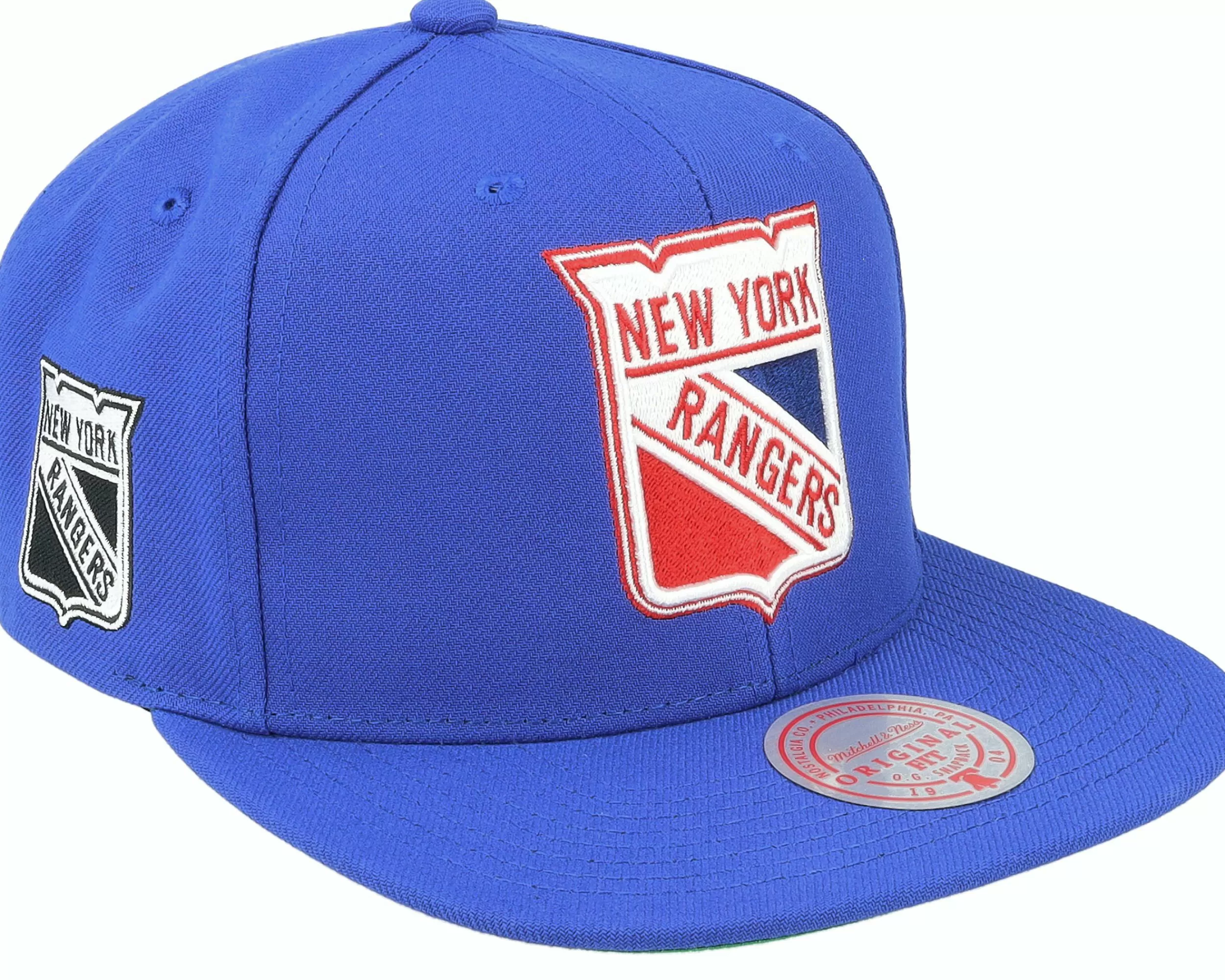 Mitchell & Ness New York Rangers Alternate Flip Blue Snapback - -Unisex Snapback