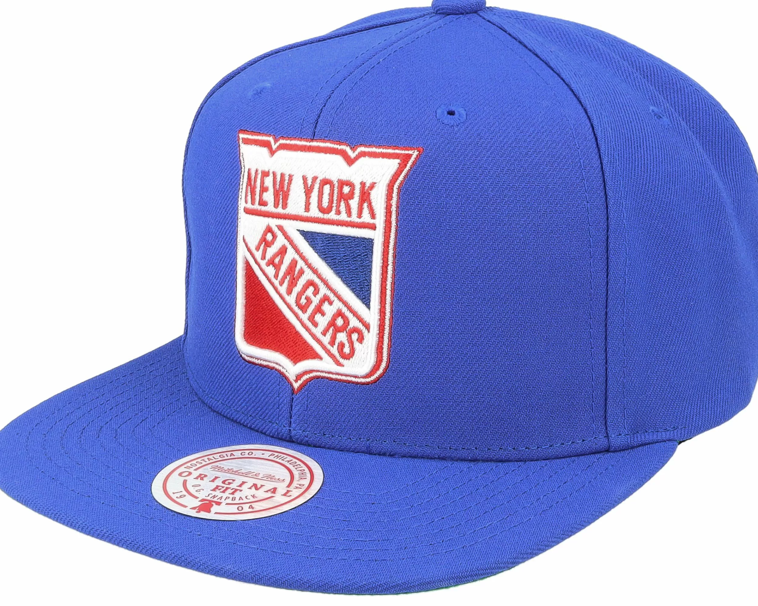 Mitchell & Ness New York Rangers Alternate Flip Blue Snapback - -Unisex Snapback
