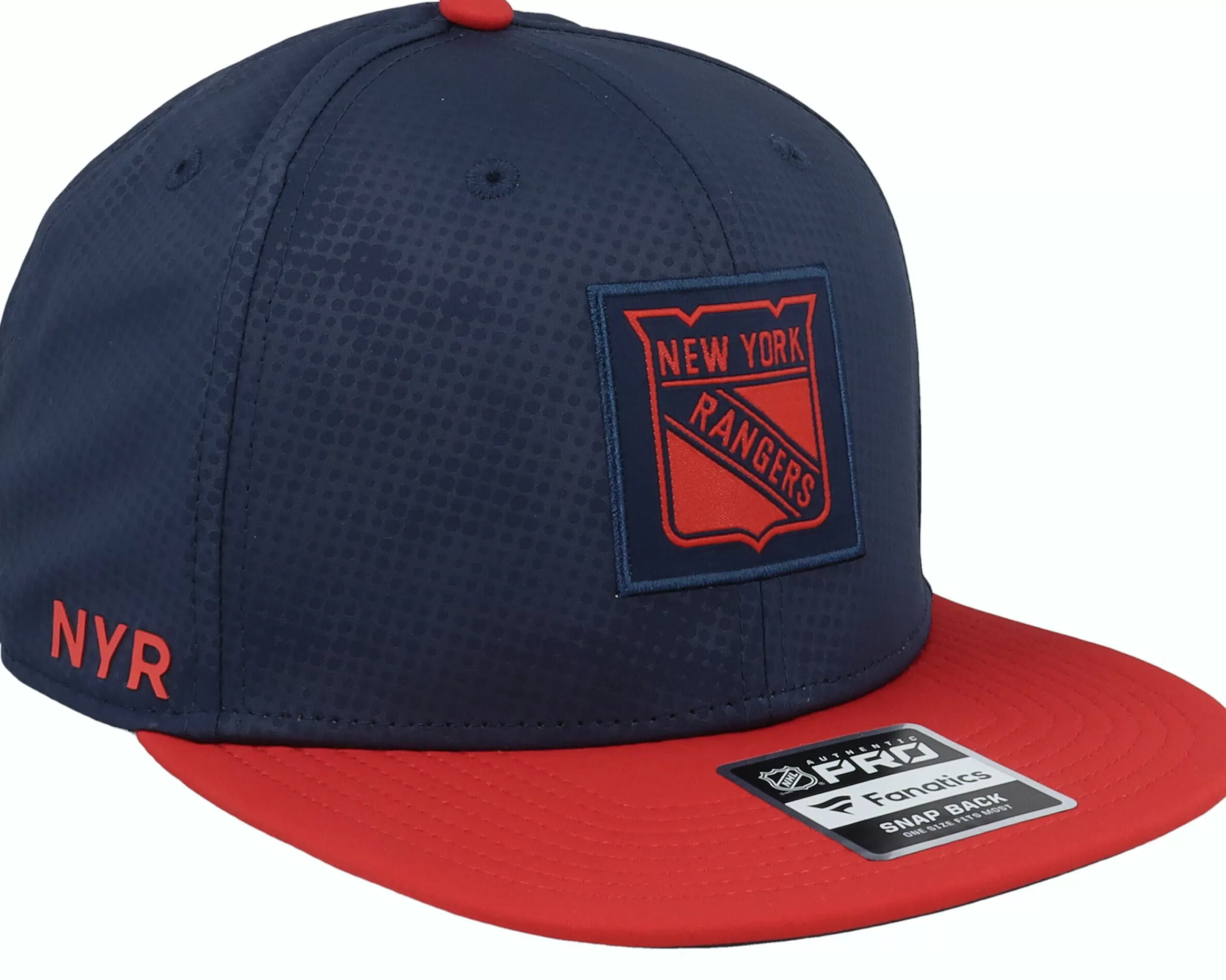 Fanatics New York Rangers Authentic Pro Game&Train Deep Royal/Red Snapback - -Unisex Snapback
