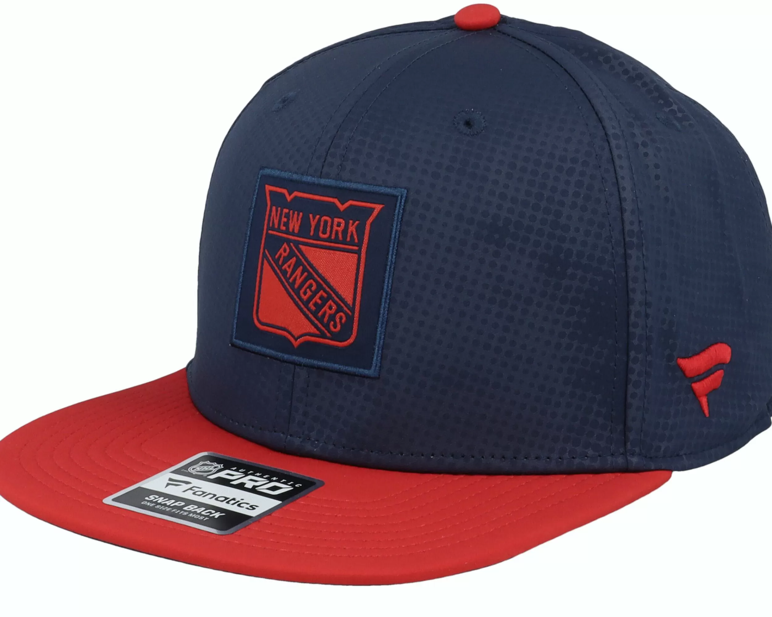 Fanatics New York Rangers Authentic Pro Game&Train Deep Royal/Red Snapback - -Unisex Snapback