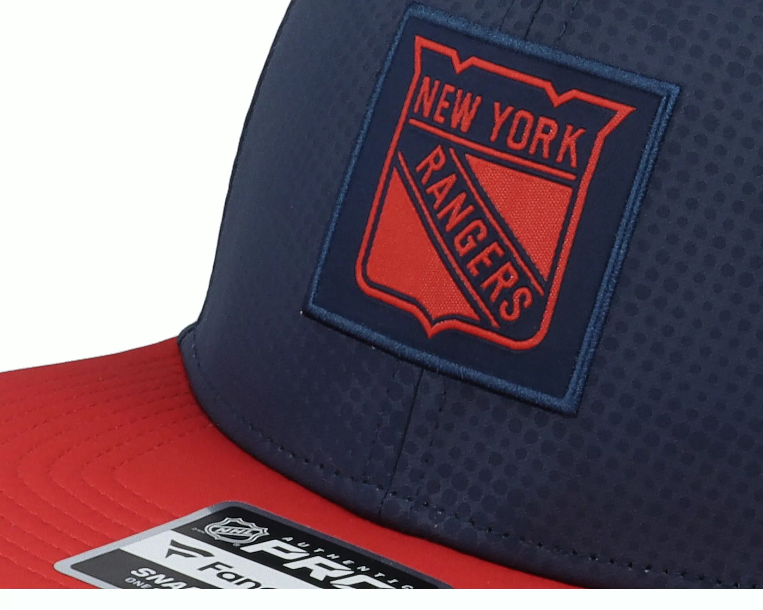 Fanatics New York Rangers Authentic Pro Game&Train Deep Royal/Red Snapback - -Unisex Snapback