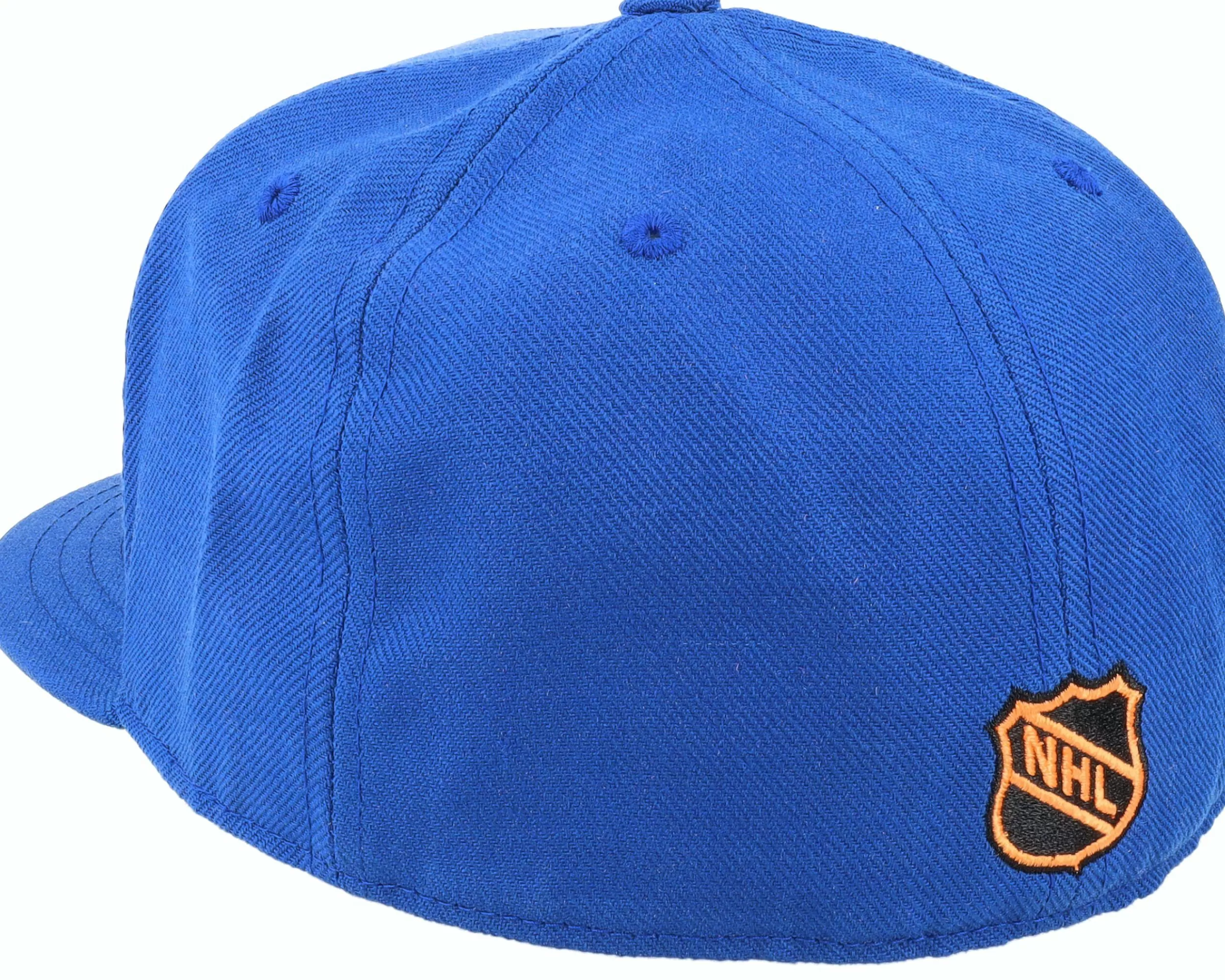 American Needle New York Rangers Deep Dish Fitted Royal Fitted - -Unisex Fitted