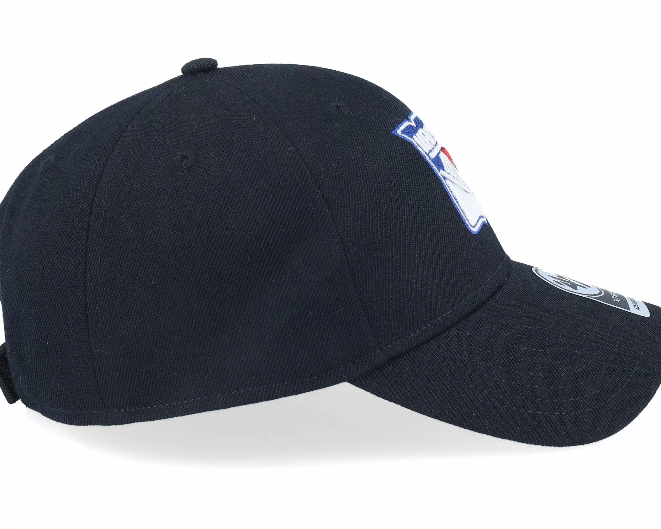 47 Brand New York Rangers Mvp Black/White Adjustable - -Unisex Adjustable