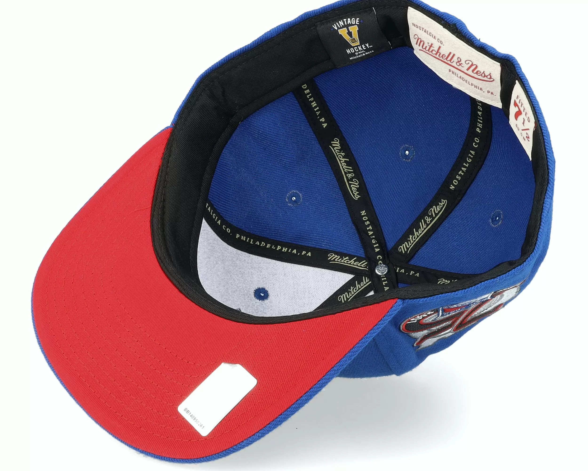 Mitchell & Ness New York Rangers Vintage Blue Fitted - -Unisex Fitted