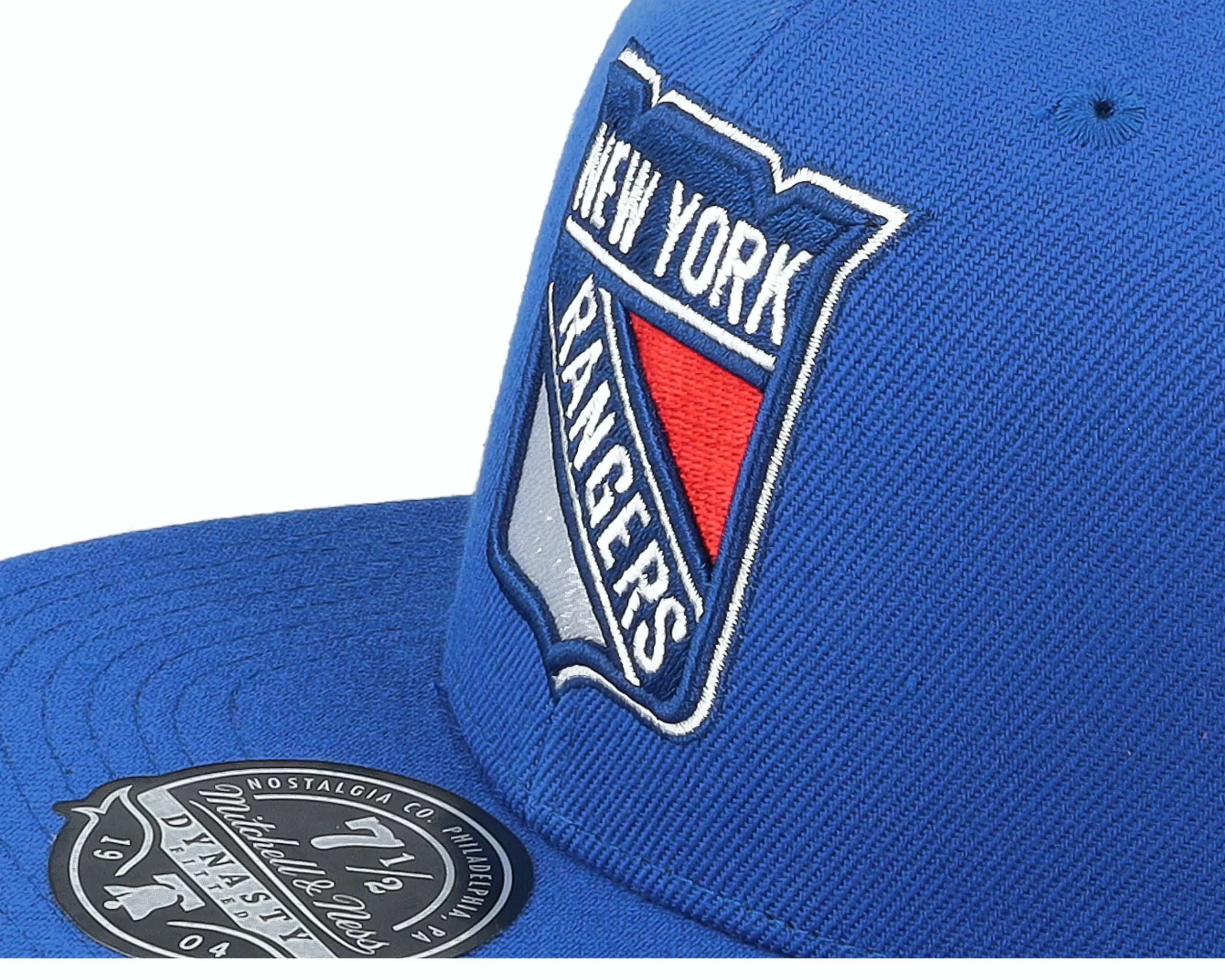 Mitchell & Ness New York Rangers Vintage Blue Fitted - -Unisex Fitted