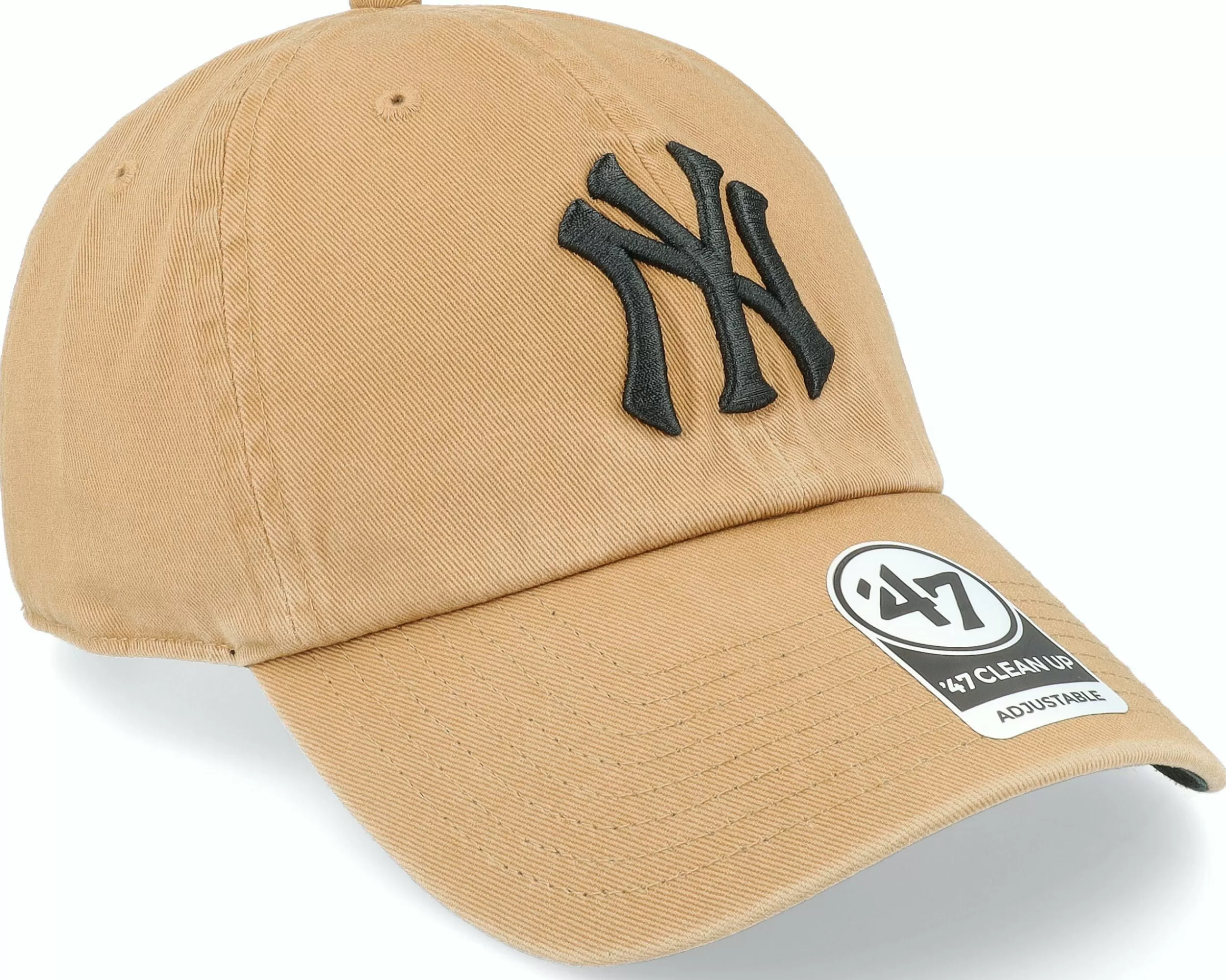 47 Brand New York Yankees Ballpark Clean Up Camel Dad Cap - -Unisex Dad Cap