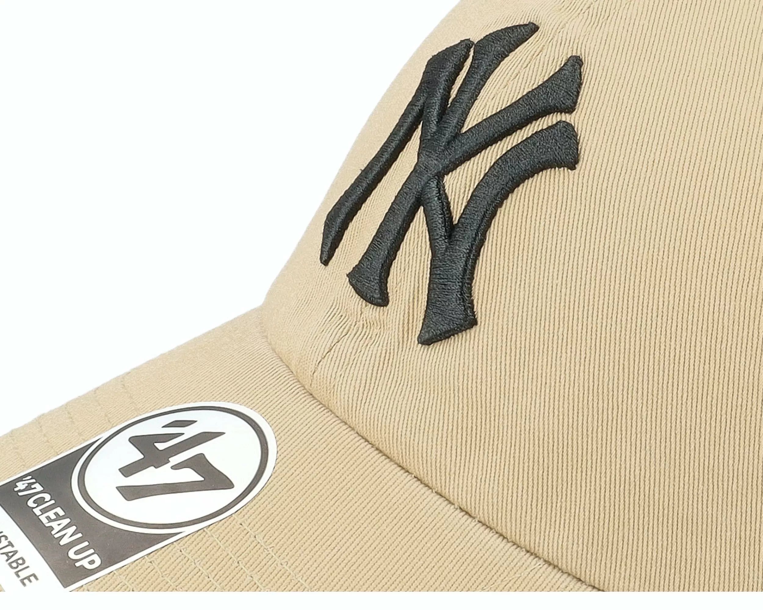 47 Brand New York Yankees Ballpark Clean Up Khaki Dad Cap - -Unisex Dad Cap