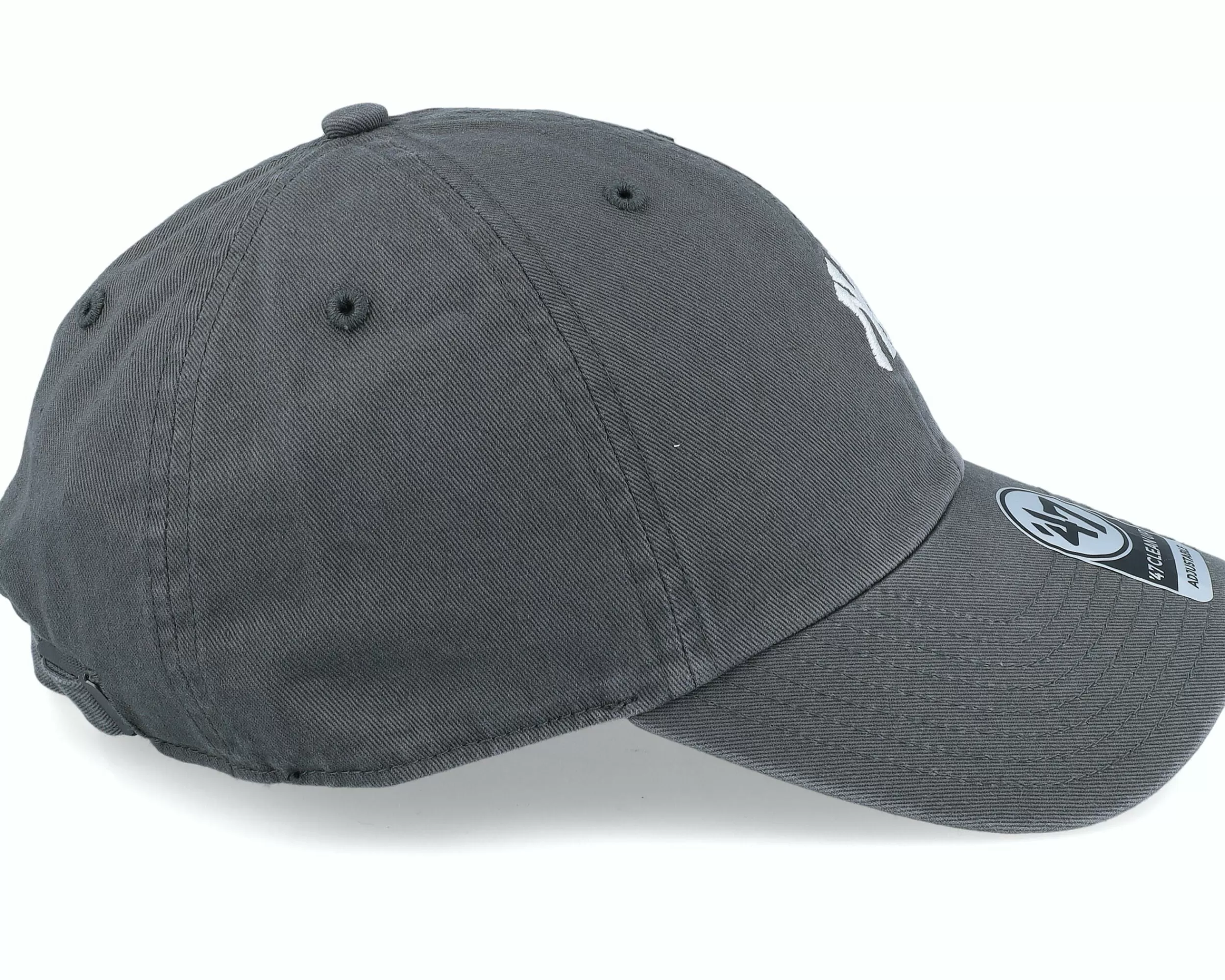 47 Brand New York Yankees Base Runner Clean Up Charcoal Dad Cap - -Unisex Dad Cap