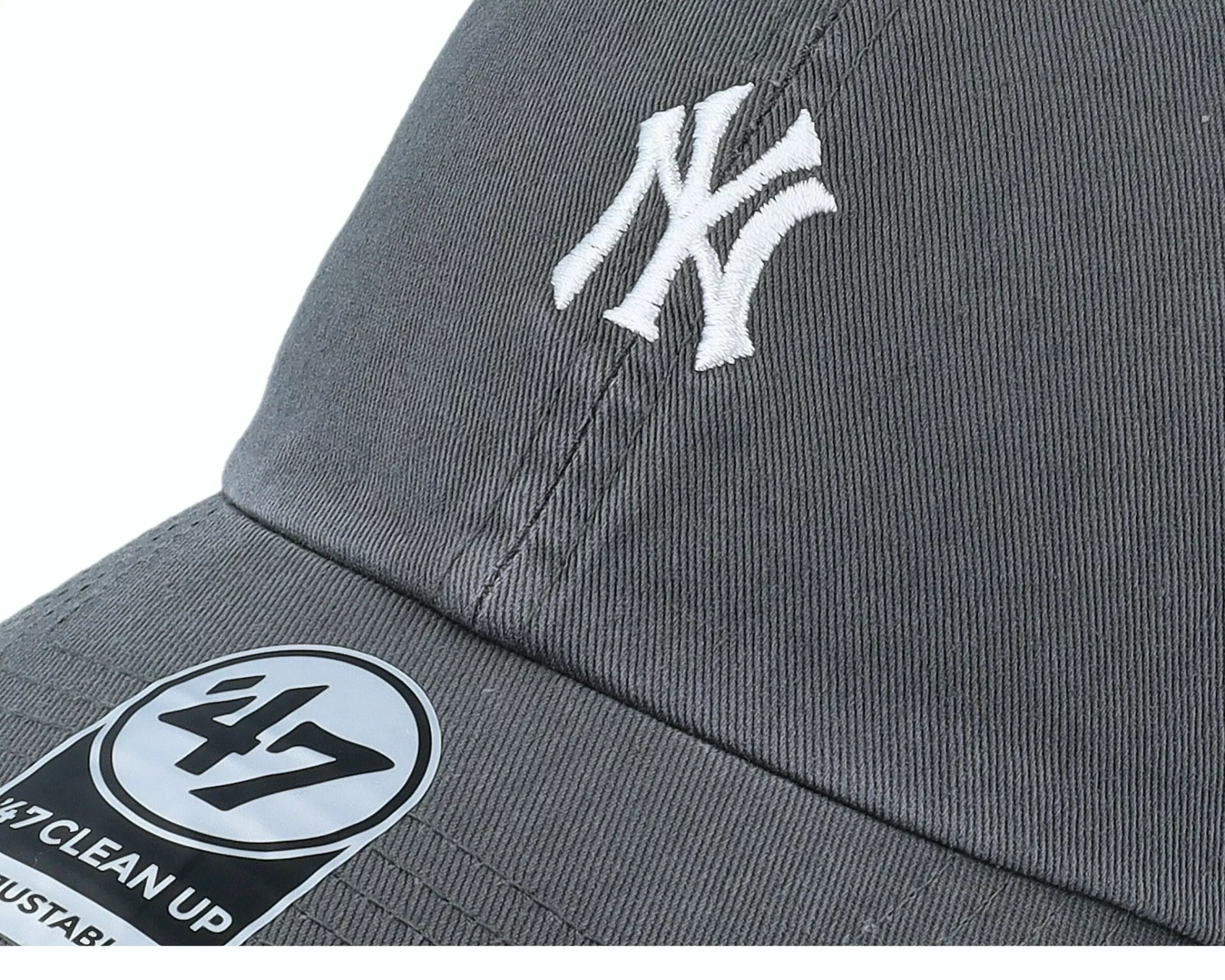 47 Brand New York Yankees Base Runner Clean Up Charcoal Dad Cap - -Unisex Dad Cap