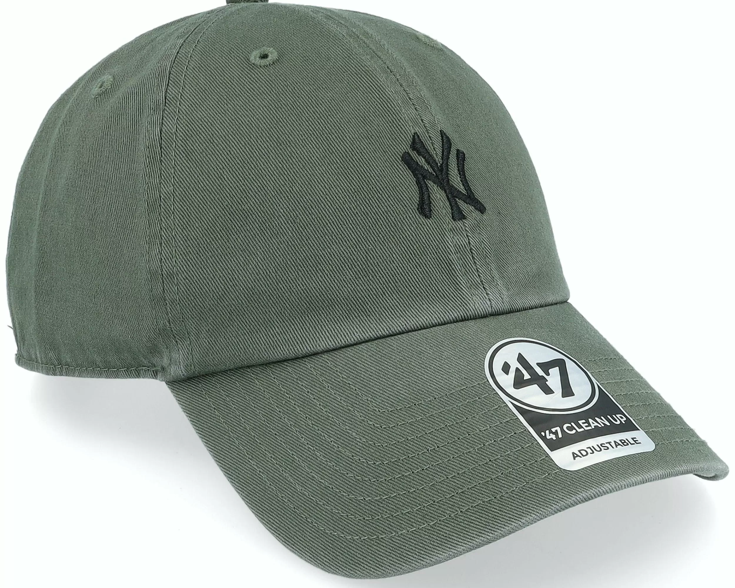47 Brand New York Yankees Base Runner Clean Up Moss Dad Cap - -Unisex Dad Cap