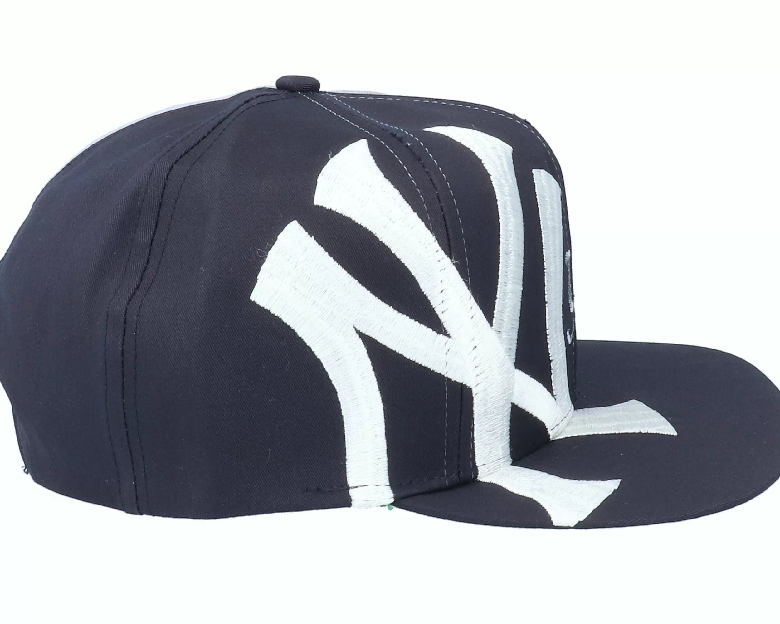 Twins Enterprise New York Yankees Big Text Mlb Vintage Navy/Grey Snapback - -Unisex Snapback