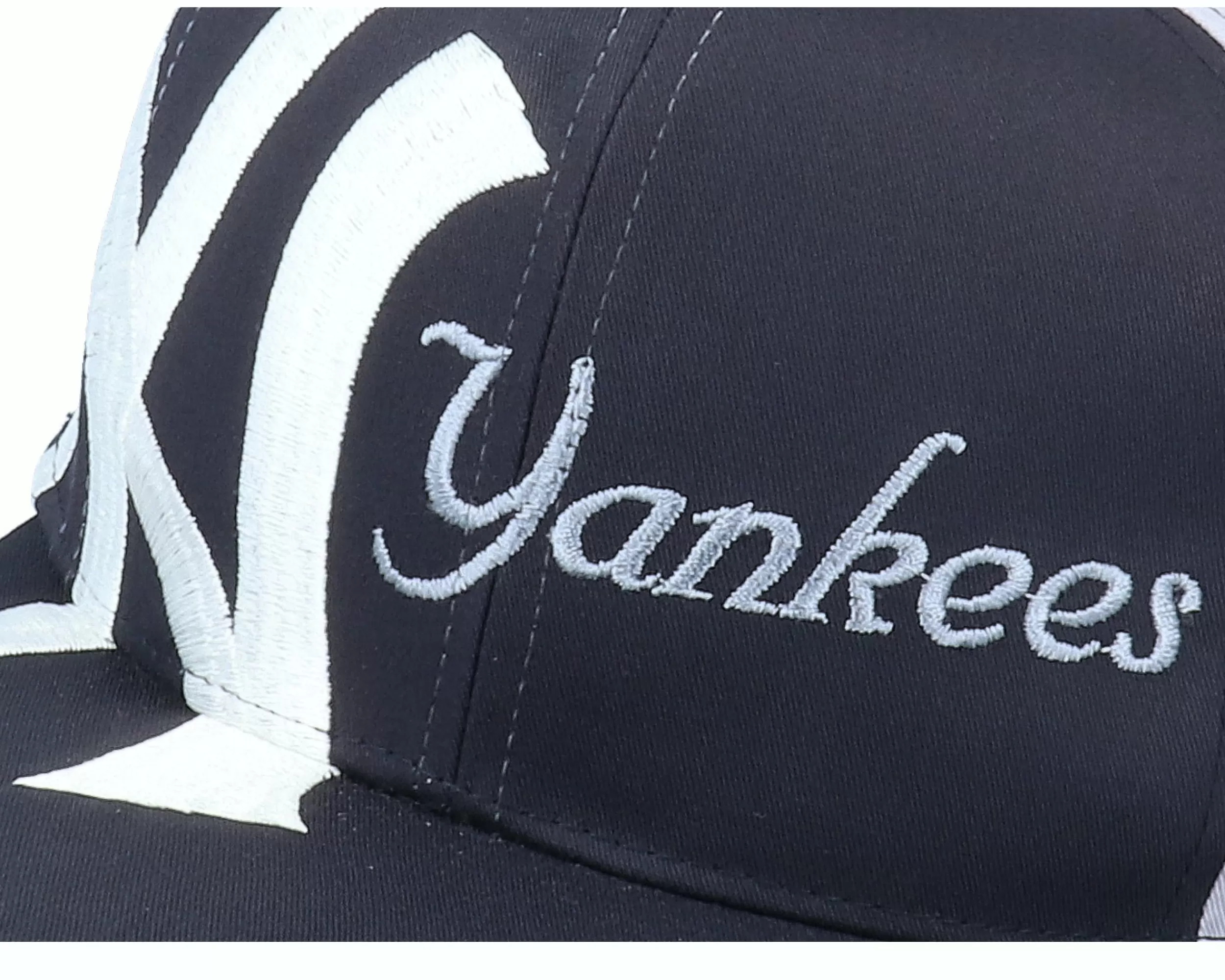 Twins Enterprise New York Yankees Big Text Mlb Vintage Navy/Grey Snapback - -Unisex Snapback