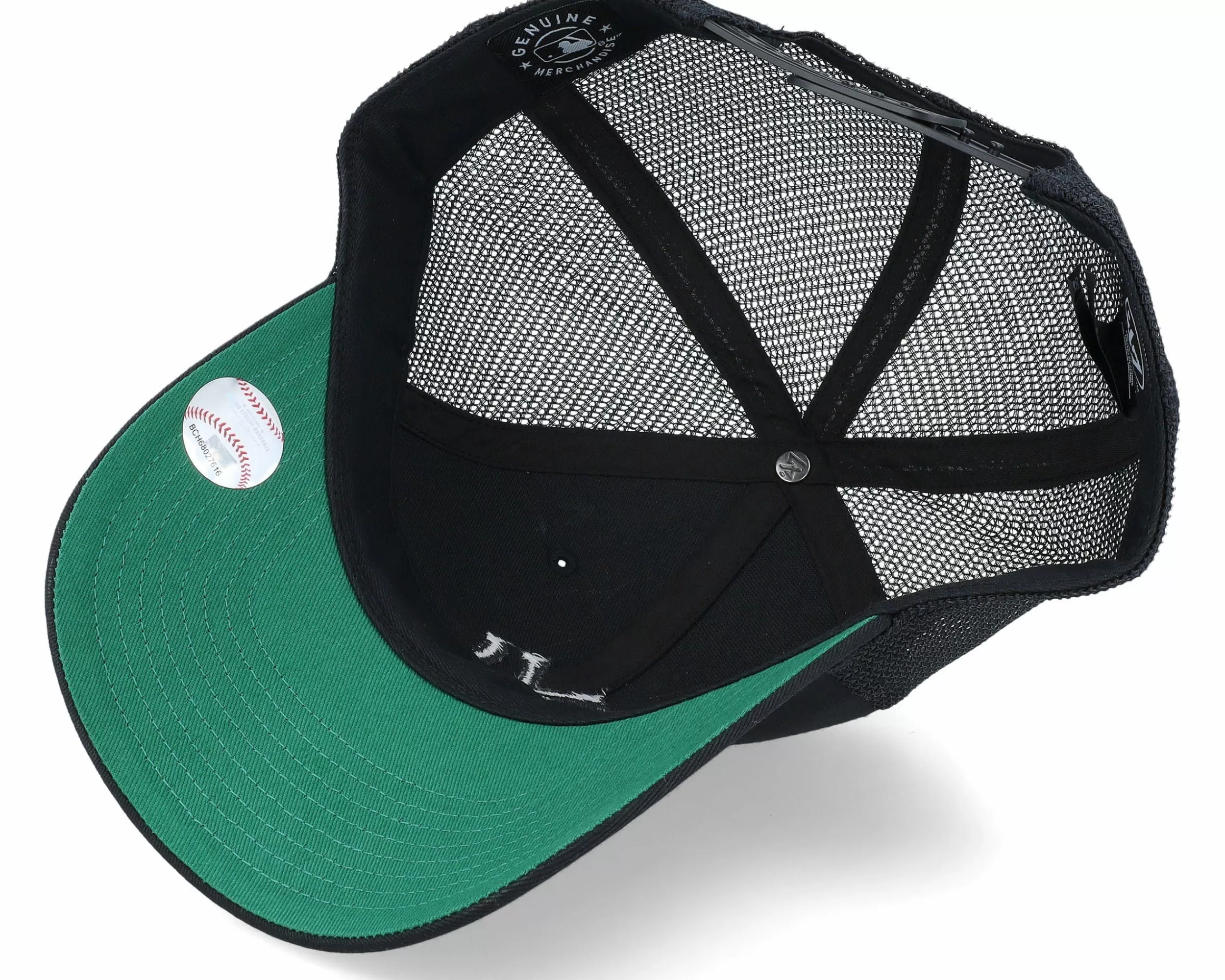 47 Brand New York Yankees Branson Black Trucker - -Unisex Trucker