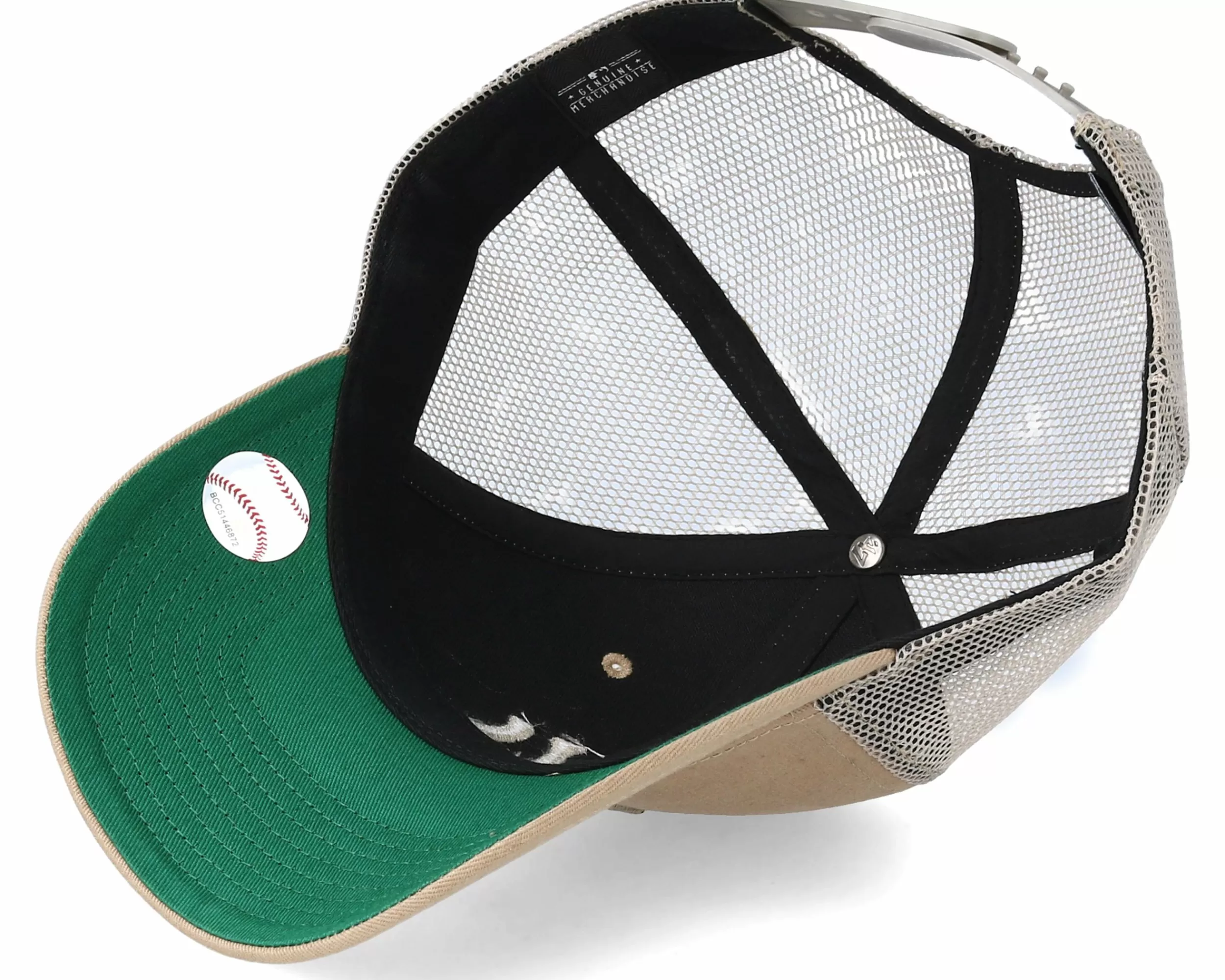47 Brand New York Yankees Branson Khaki Trucker - -Unisex Trucker