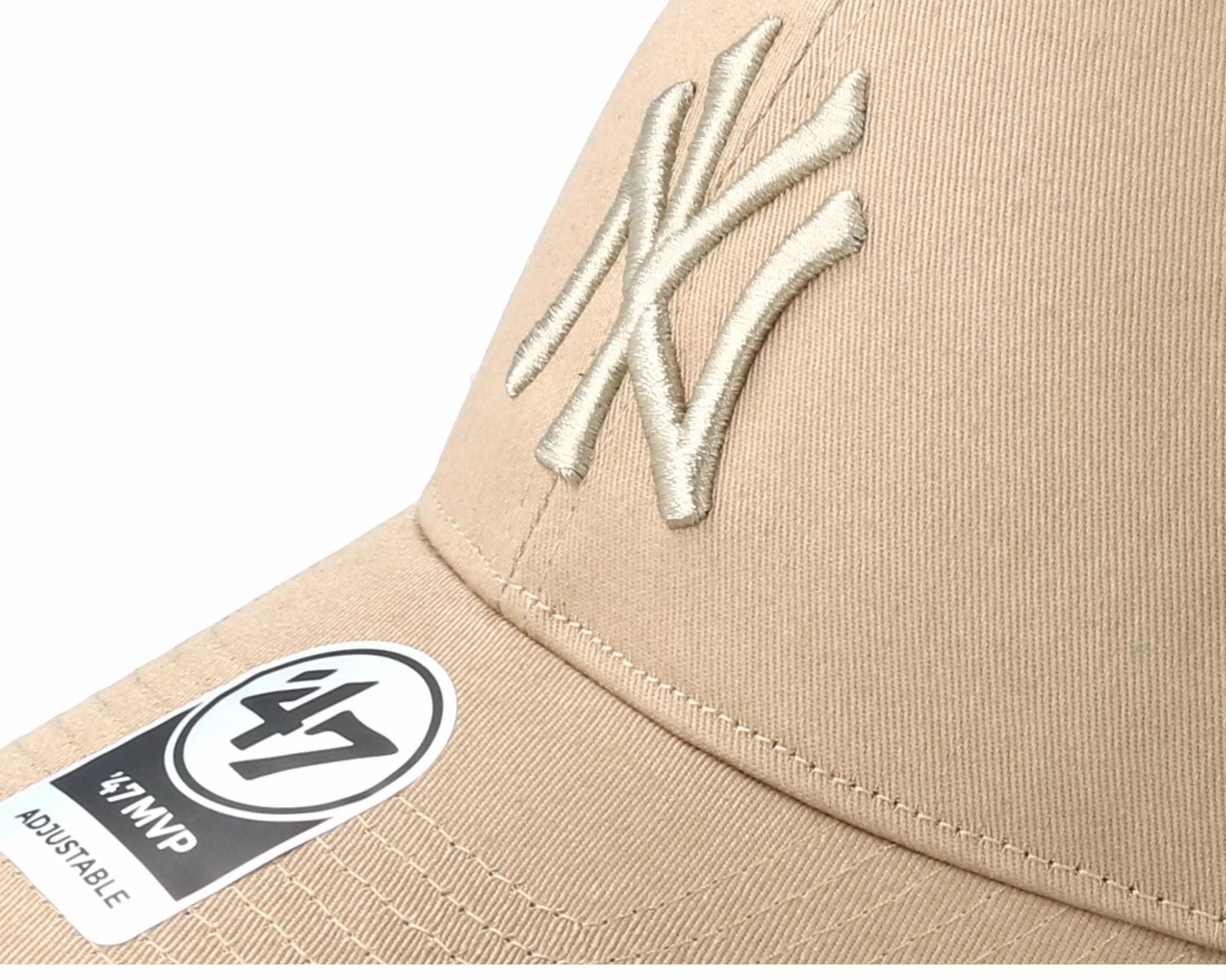 47 Brand New York Yankees Branson Khaki Trucker - -Unisex Trucker