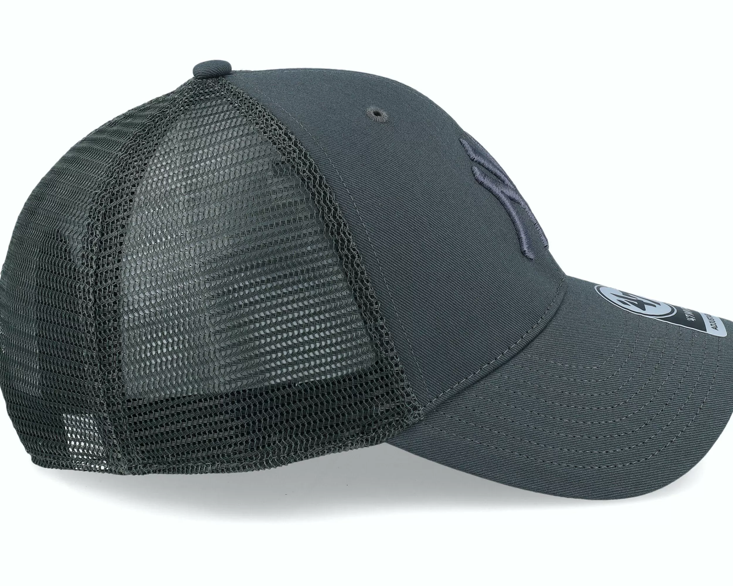 47 Brand New York Yankees Branson Mvp Charcoal Trucker - -Unisex Trucker