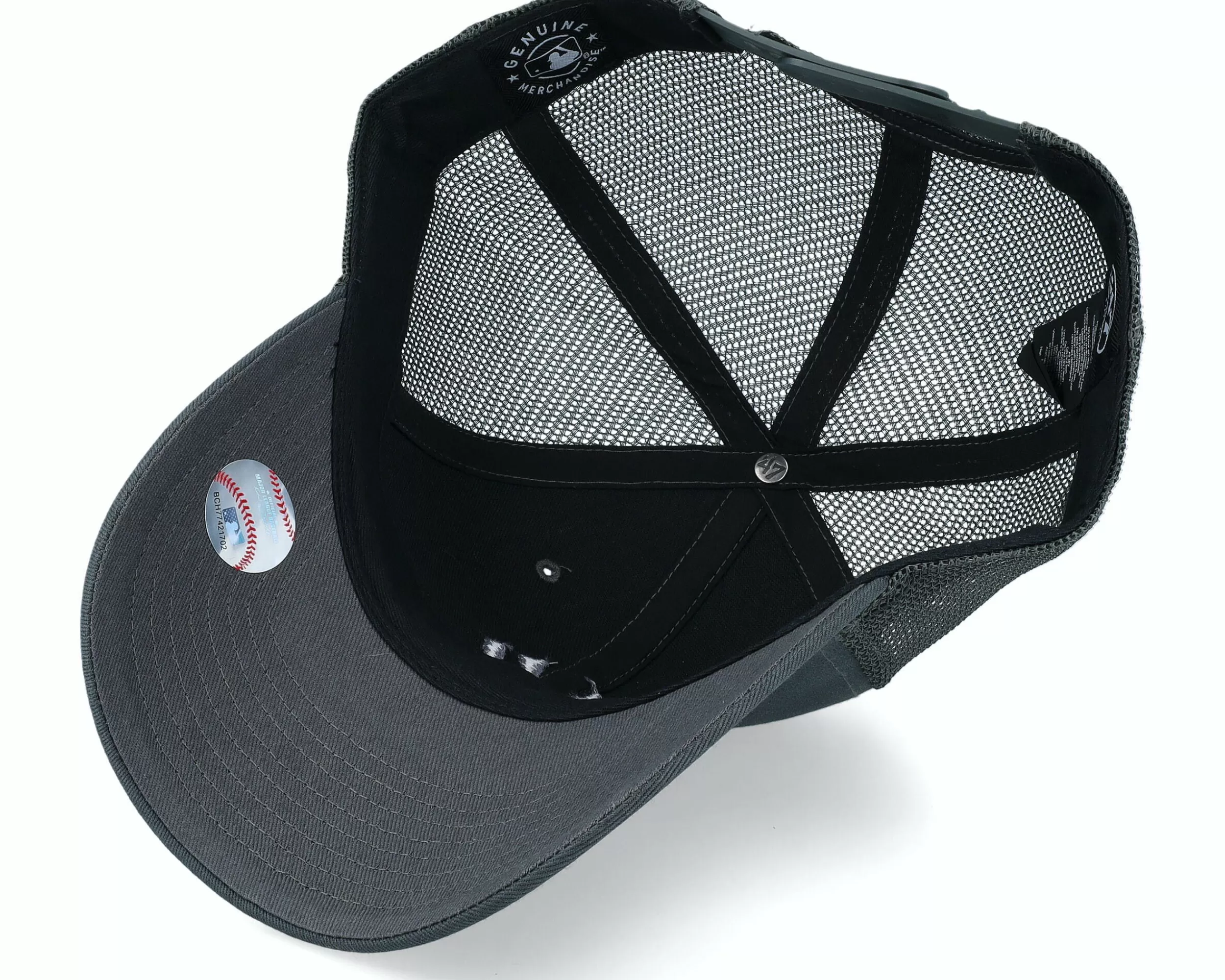 47 Brand New York Yankees Branson Mvp Charcoal Trucker - -Unisex Trucker