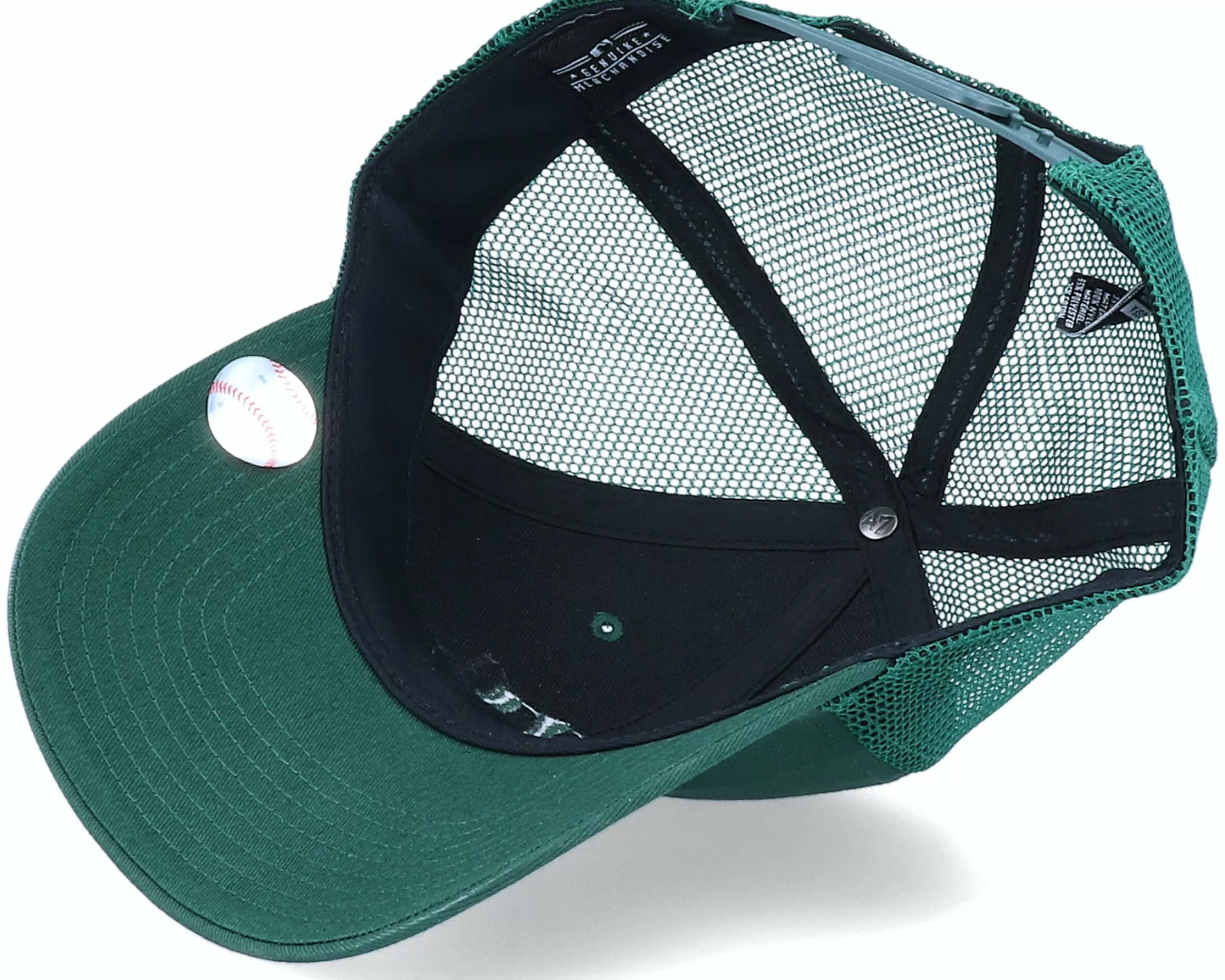 47 Brand New York Yankees Branson Mvp Dark Green Trucker - -Unisex Trucker