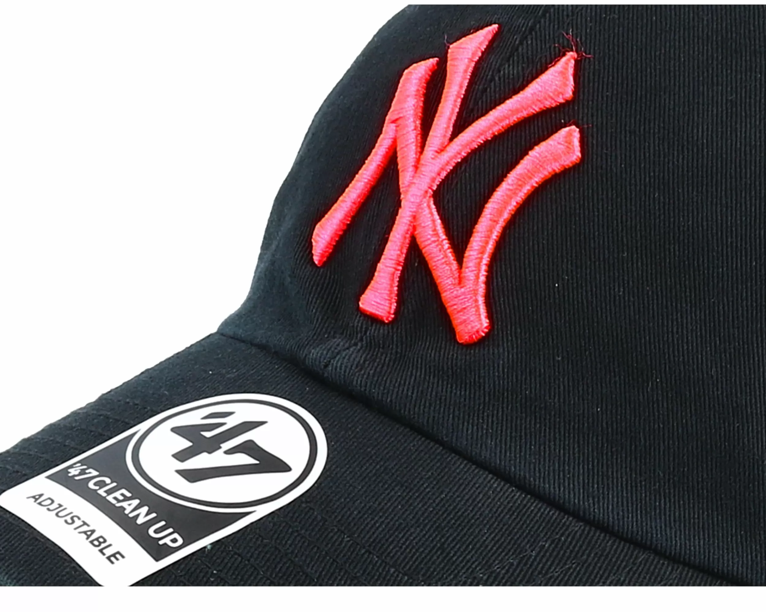 47 Brand New York Yankees Clean Up Black/Pink Adjustable - -Unisex Adjustable