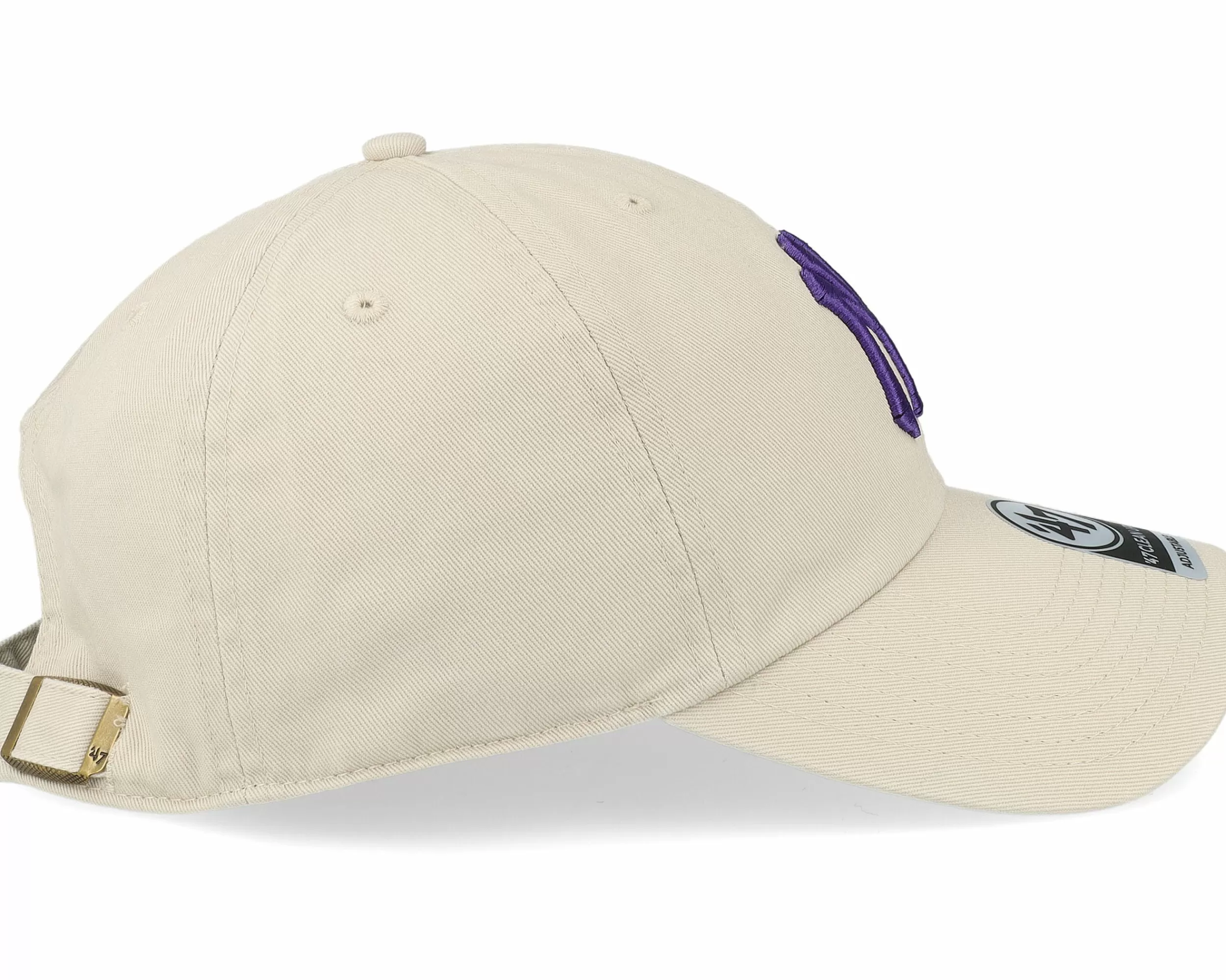 47 Brand New York Yankees Clean Up Bone Dad/Purple Cap - -Unisex Dad Cap