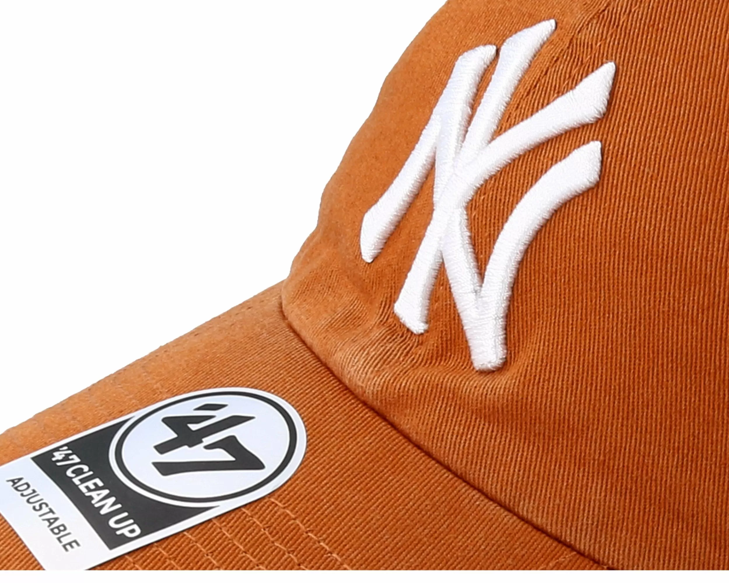 47 Brand New York Yankees Clean Up Burnt Orange Adjustable - -Unisex Dad Cap