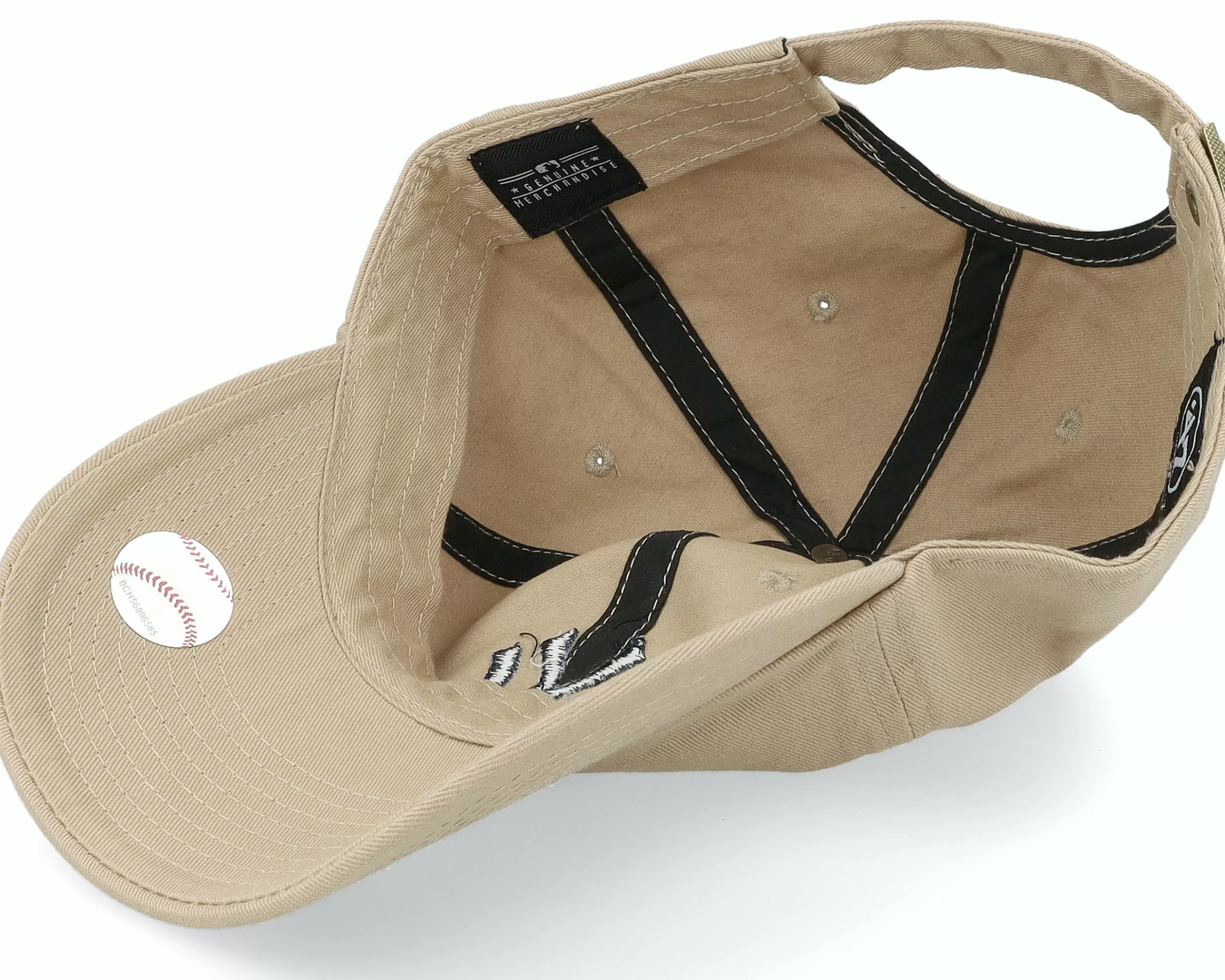 47 Brand New York Yankees Clean Up Khaki/Navy Adjustable - -Unisex Dad Cap