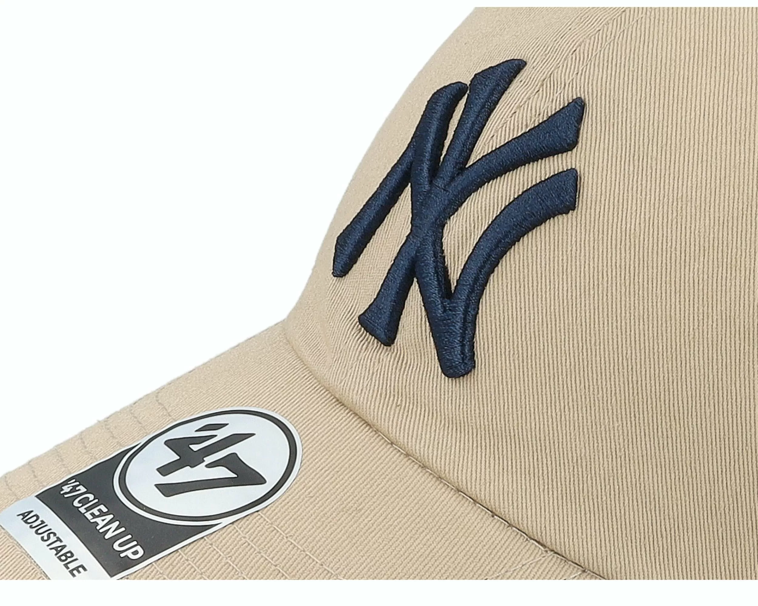 47 Brand New York Yankees Clean Up Khaki/Navy Adjustable - -Unisex Dad Cap