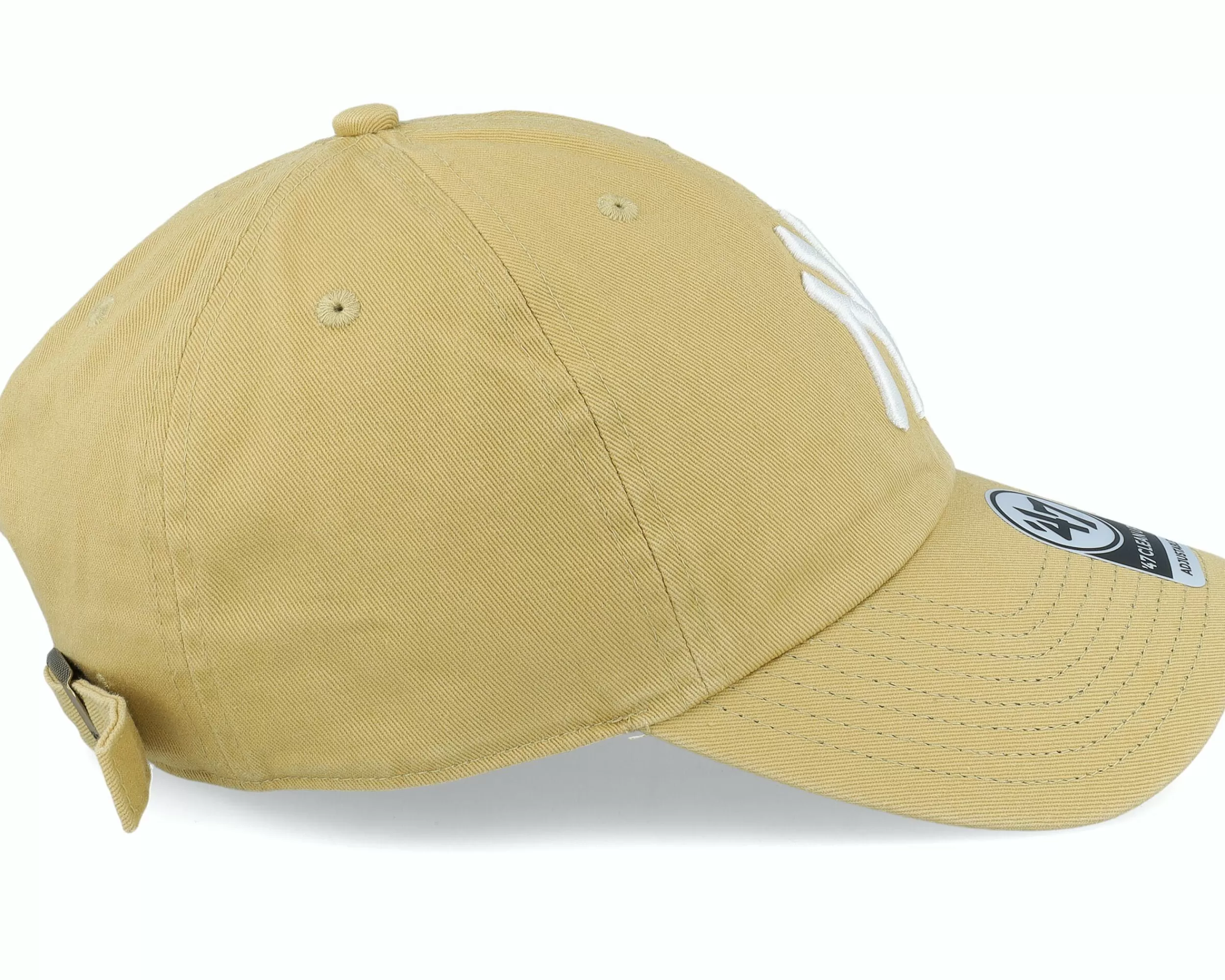 47 Brand New York Yankees Clean Up Tan Adjustable - -Unisex Dad Cap