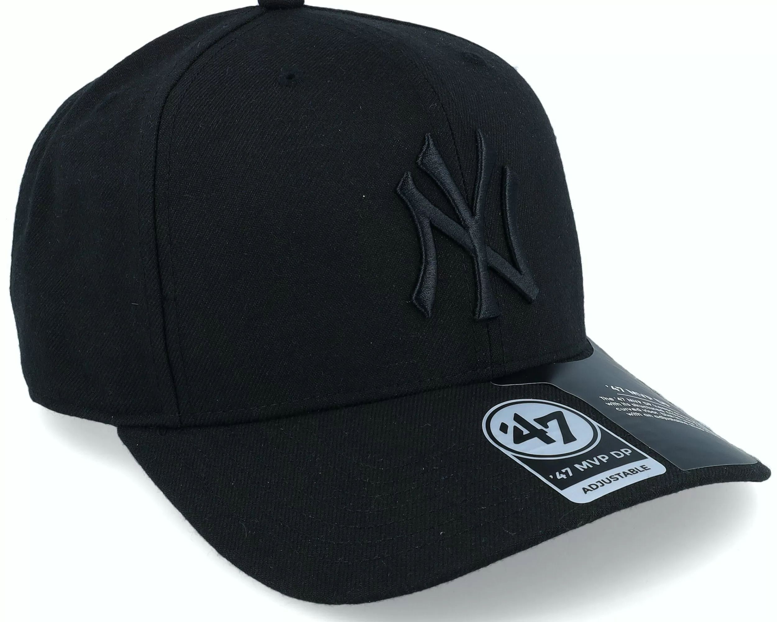 47 Brand New York Yankees Cold Zone Mvp Dp Black/Black Adjustable - -Unisex Adjustable
