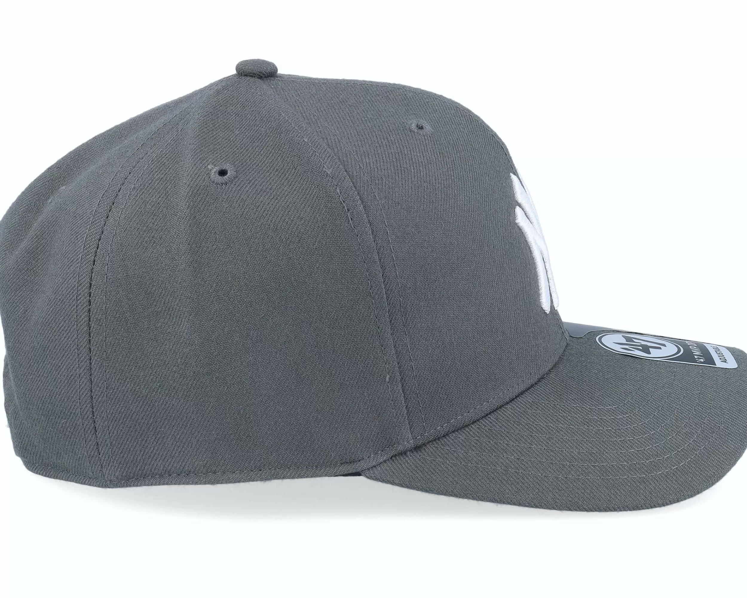47 Brand New York Yankees Cold Zone Mvp Dp Charcoal/White Adjustable - -Unisex Adjustable