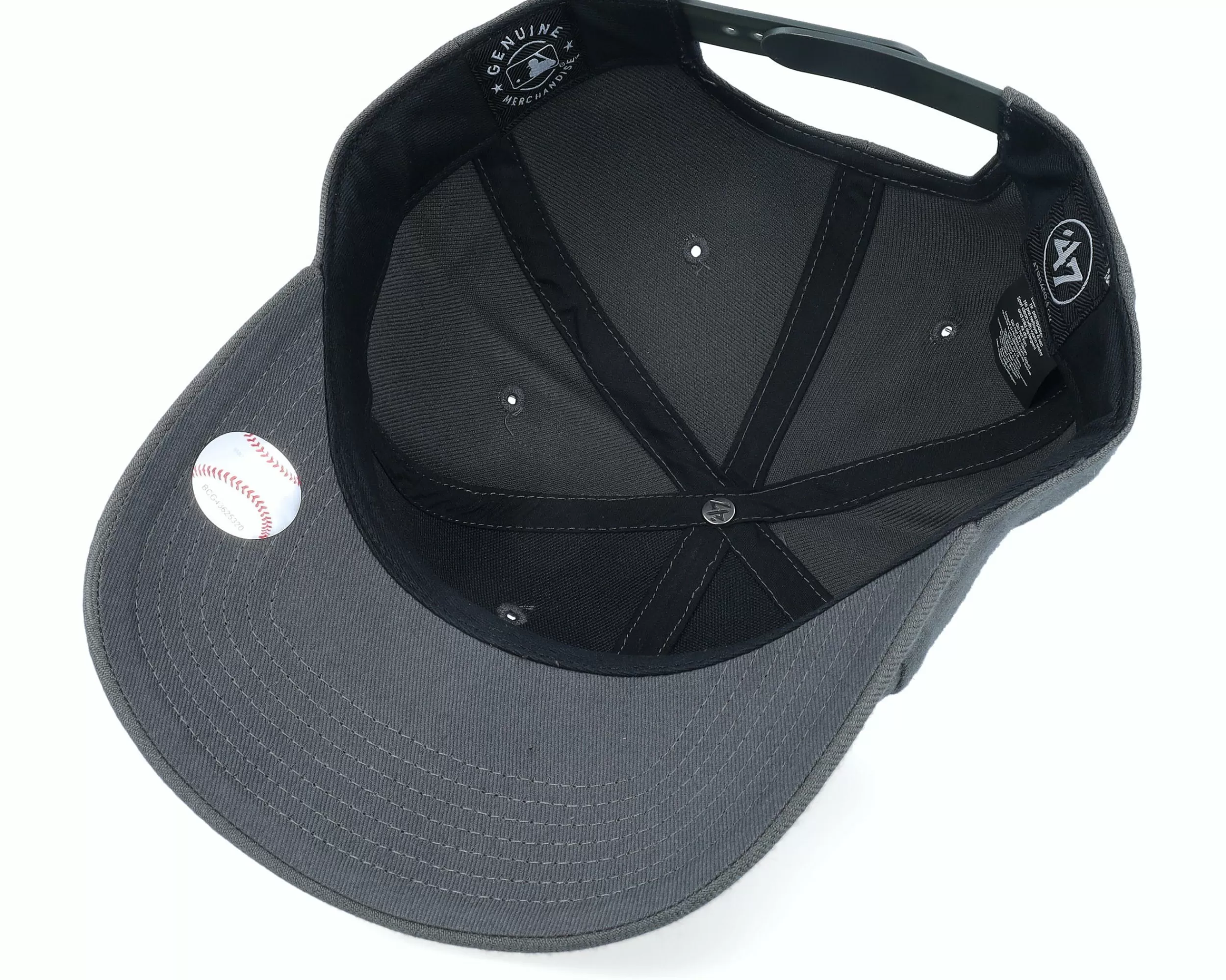 47 Brand New York Yankees Cold Zone Mvp Dp Charcoal/White Adjustable - -Unisex Adjustable