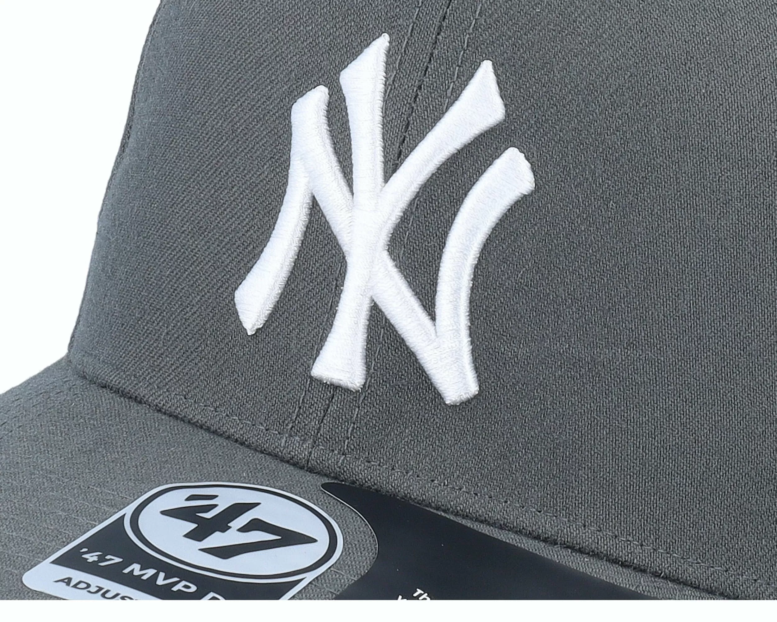 47 Brand New York Yankees Cold Zone Mvp Dp Charcoal/White Adjustable - -Unisex Adjustable