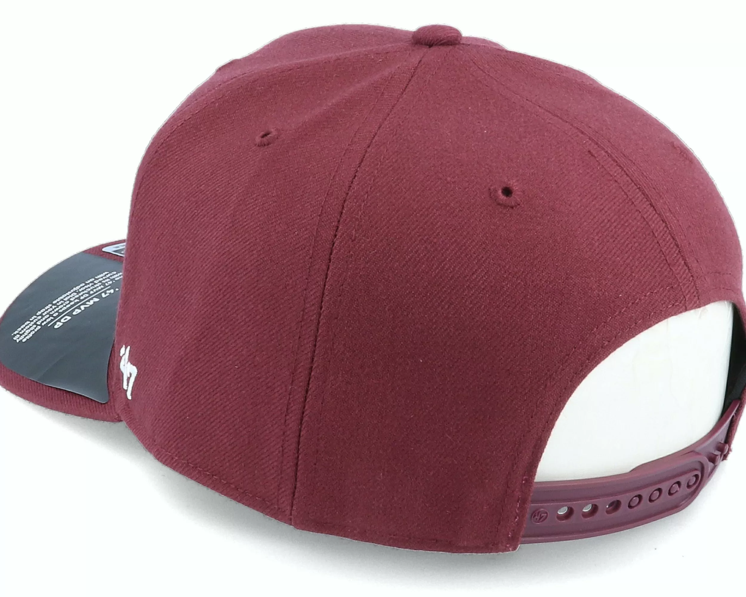 47 Brand New York Yankees Cold Zone Mvp Dp Dark Maroon/White Adjustable - -Unisex Adjustable
