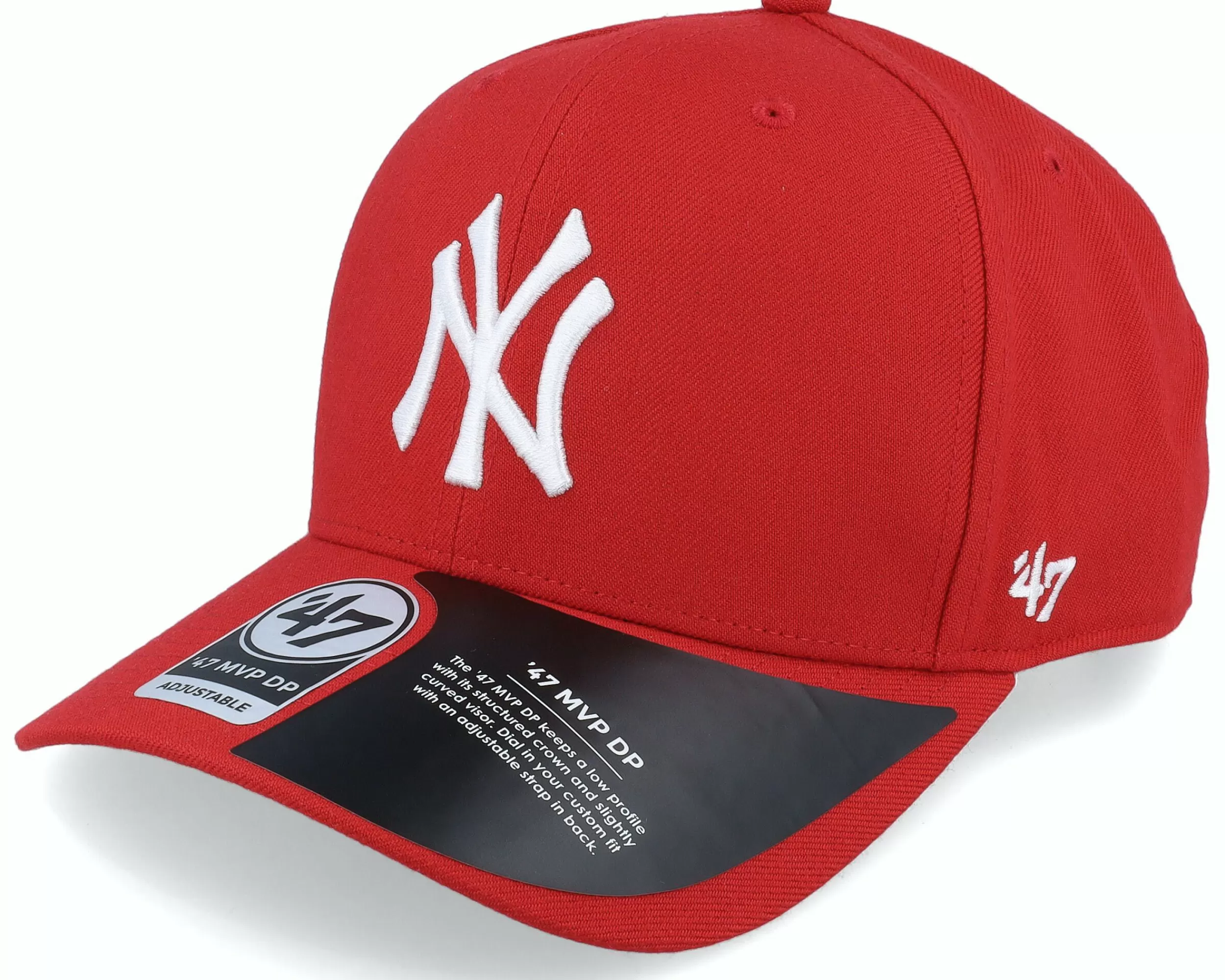 47 Brand New York Yankees Cold Zone Mvp Dp Red/White Adjustable - -Unisex Adjustable