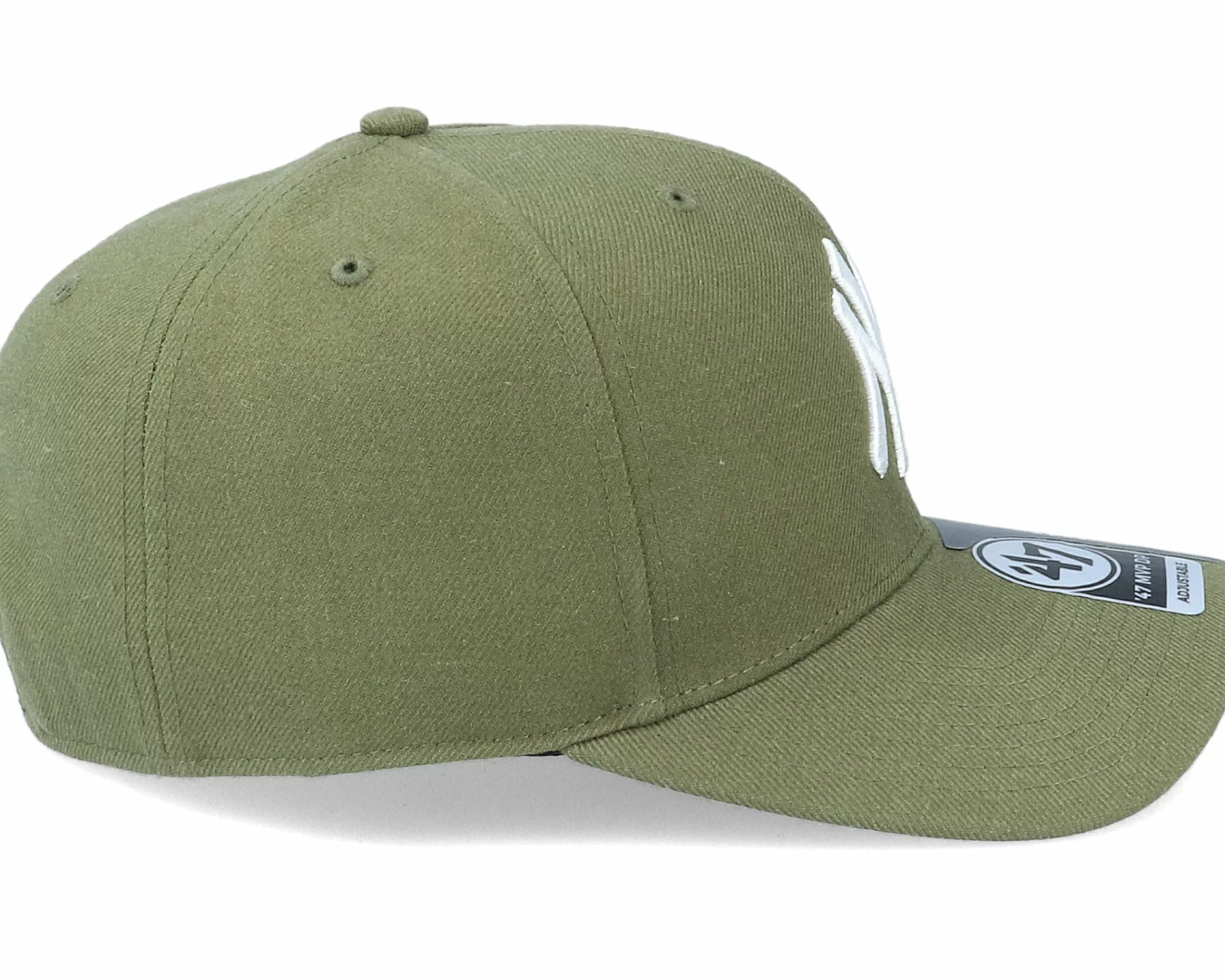 47 Brand New York Yankees Cold Zone Mvp Dp Sandalwood Green/White Adjustable - -Unisex Adjustable