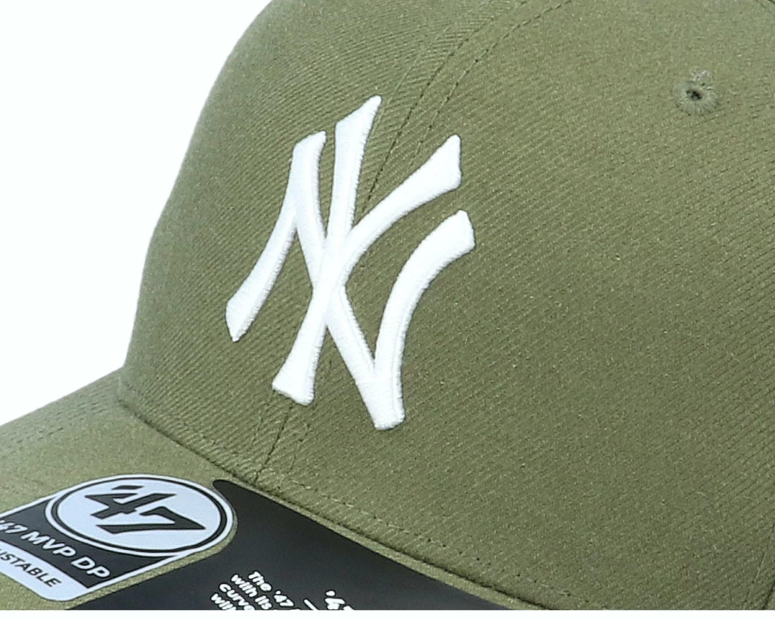 47 Brand New York Yankees Cold Zone Mvp Dp Sandalwood Green/White Adjustable - -Unisex Adjustable