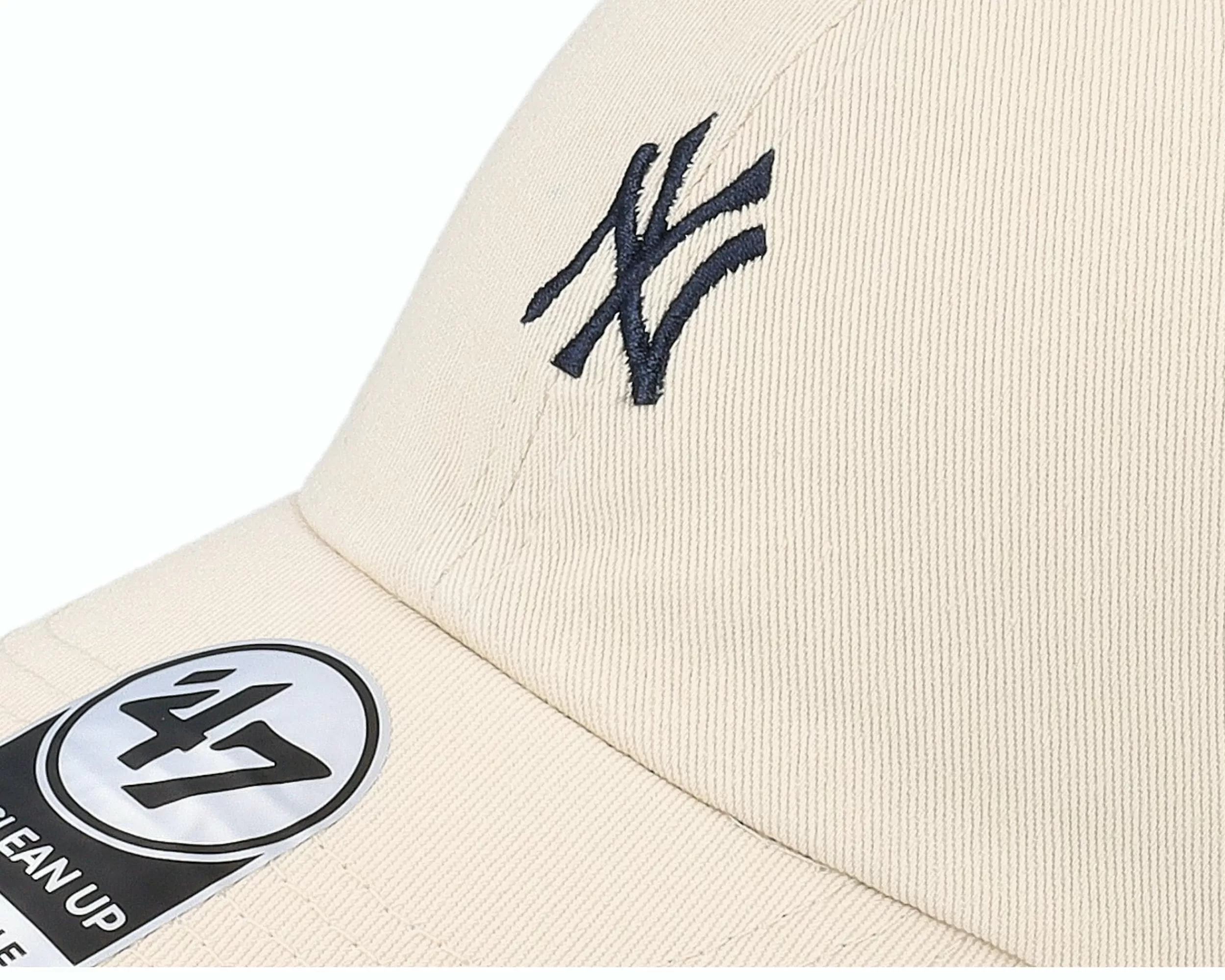 47 Brand New York Yankees Mlb Base Runner Clean Up Natural Dad Cap - -Unisex Dad Cap