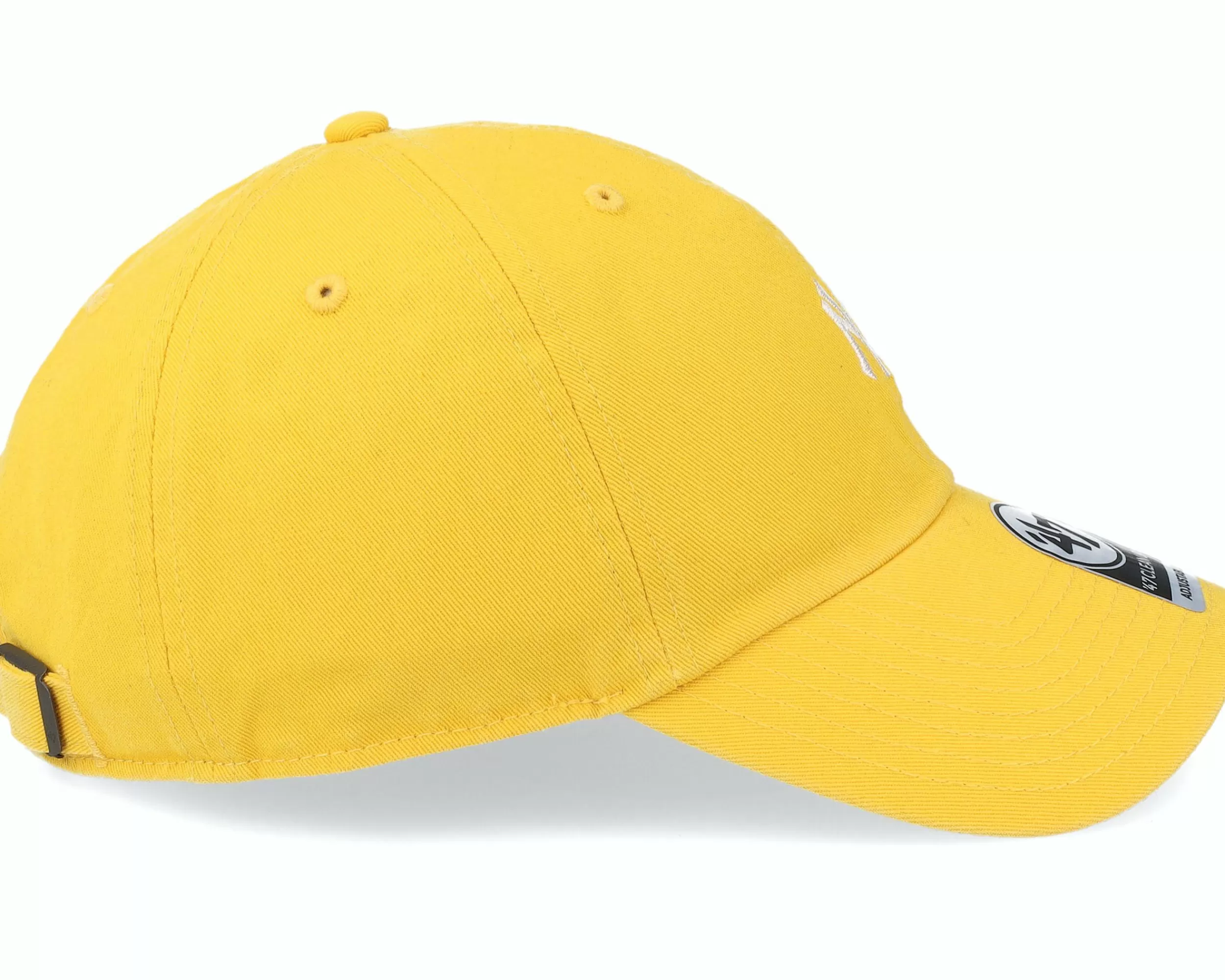 47 Brand New York Yankees Mlb Base Runner Clean Up Yellow Gold Dad Cap - -Unisex Dad Cap
