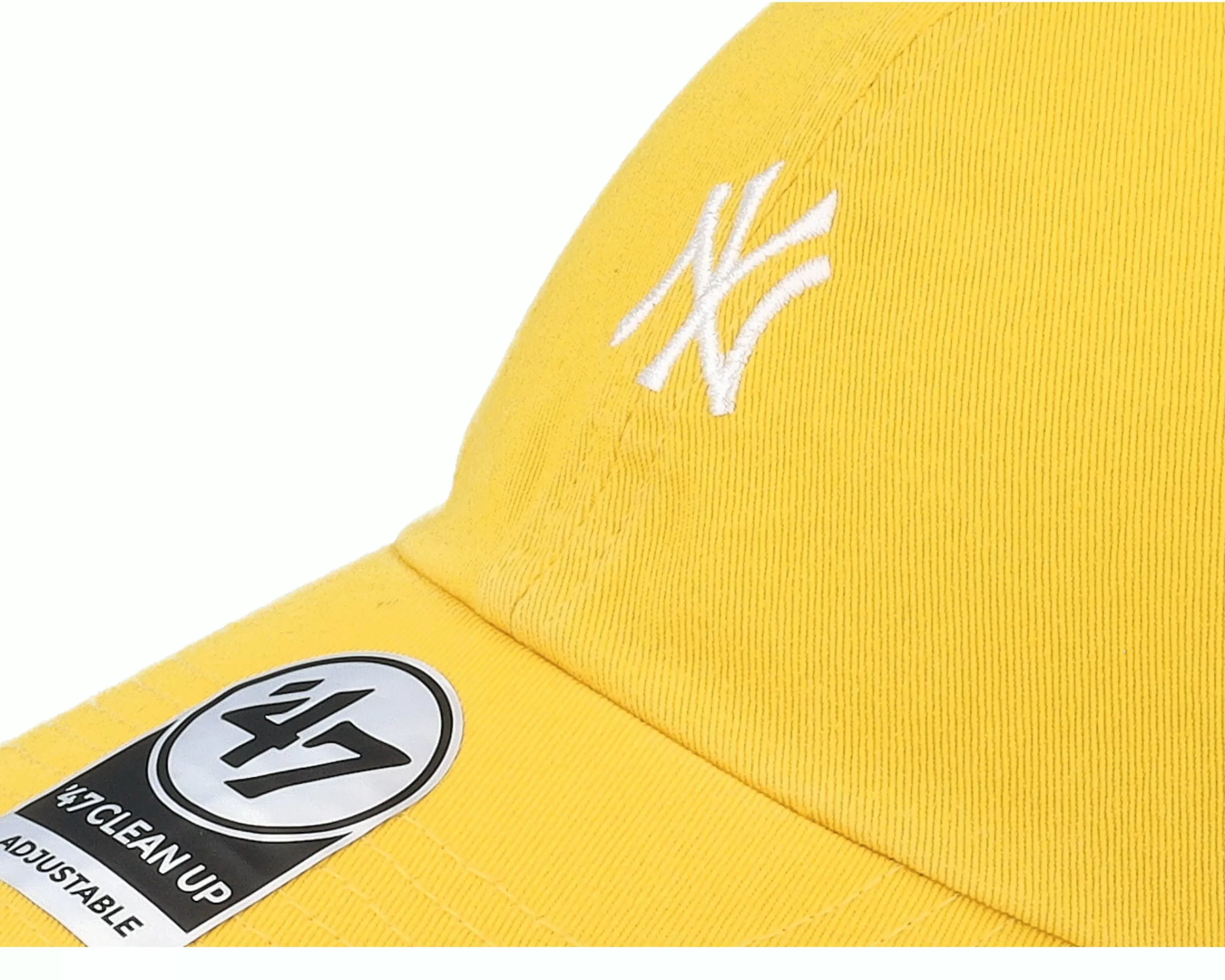 47 Brand New York Yankees Mlb Base Runner Clean Up Yellow Gold Dad Cap - -Unisex Dad Cap
