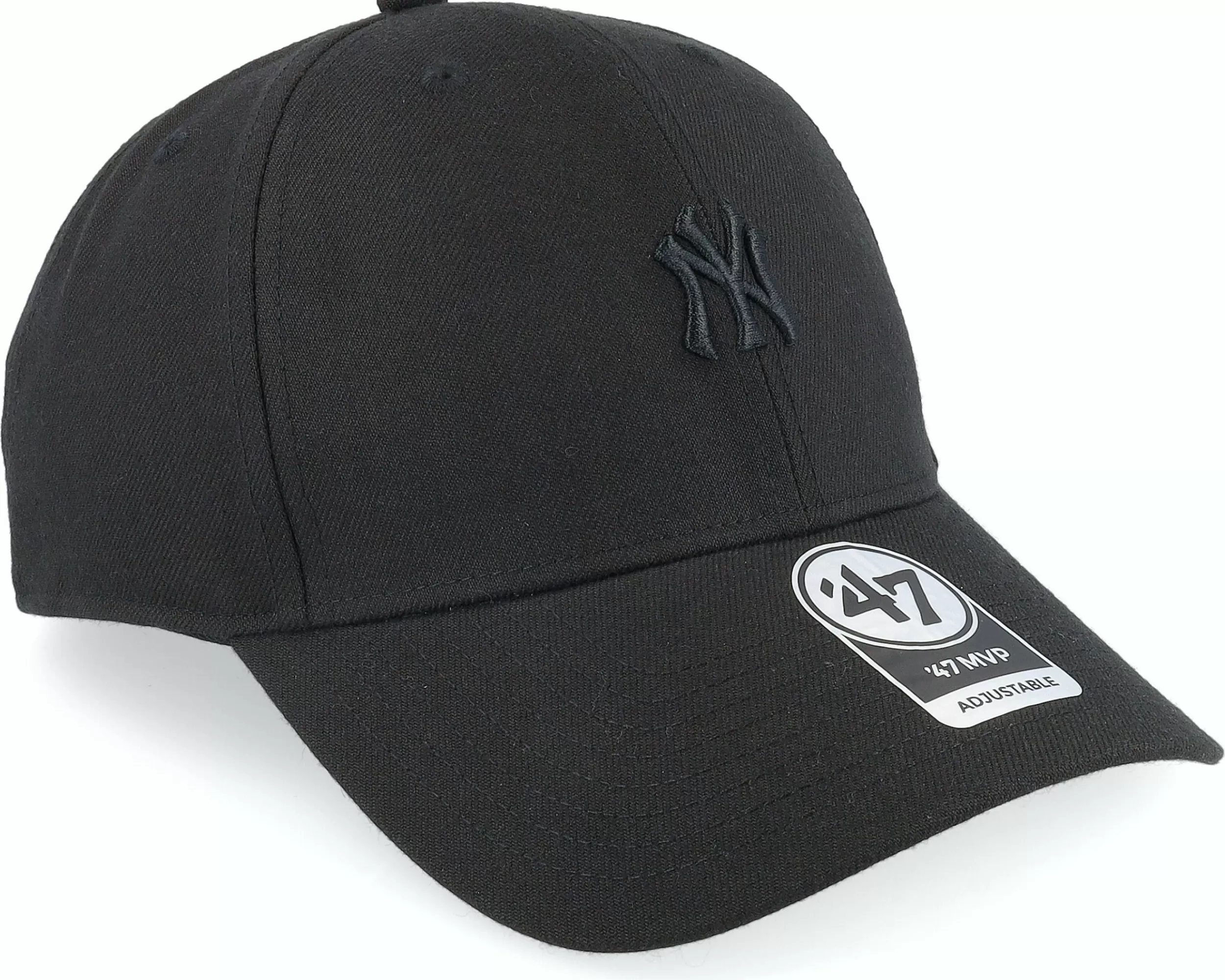 47 Brand New York Yankees Mlb Base Runner Mvp Black Adjustable - -Unisex Adjustable
