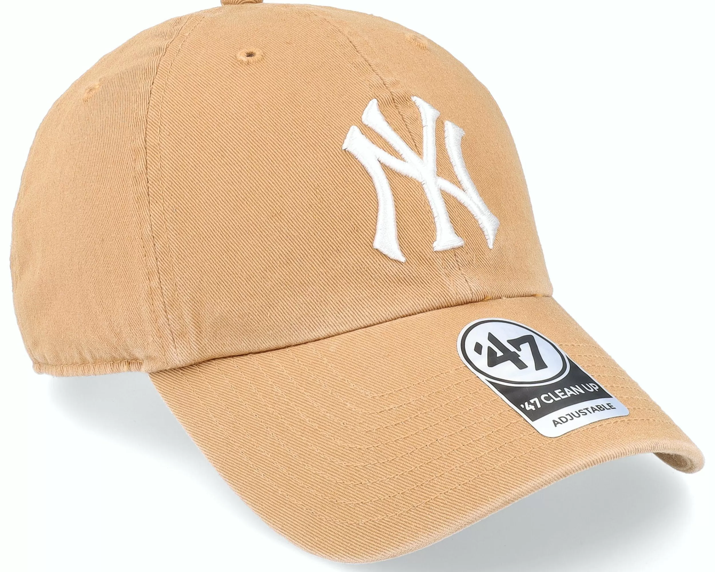 47 Brand New York Yankees Mlb Clean Up Camel Dad Cap - -Unisex Dad Cap