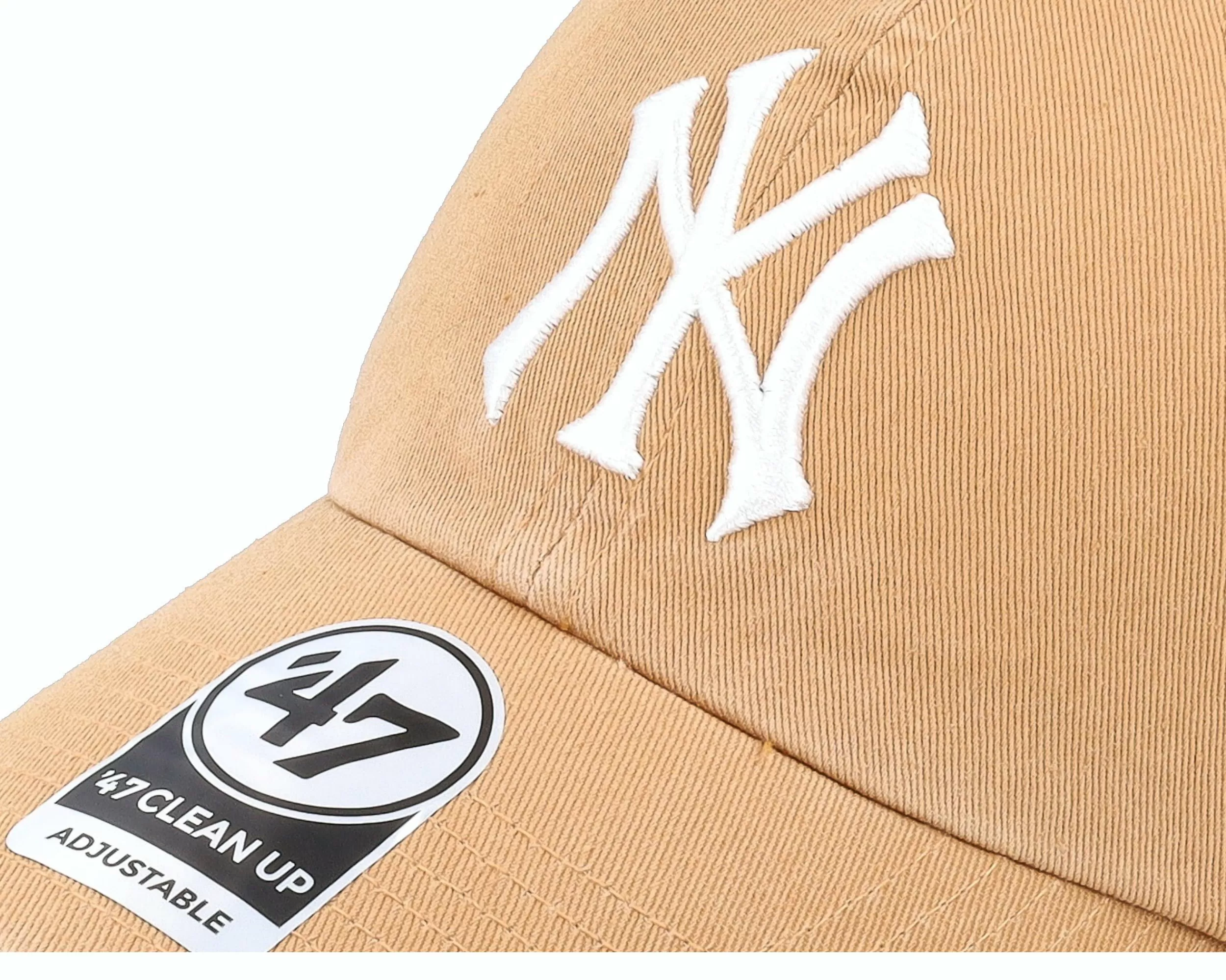 47 Brand New York Yankees Mlb Clean Up Camel Dad Cap - -Unisex Dad Cap