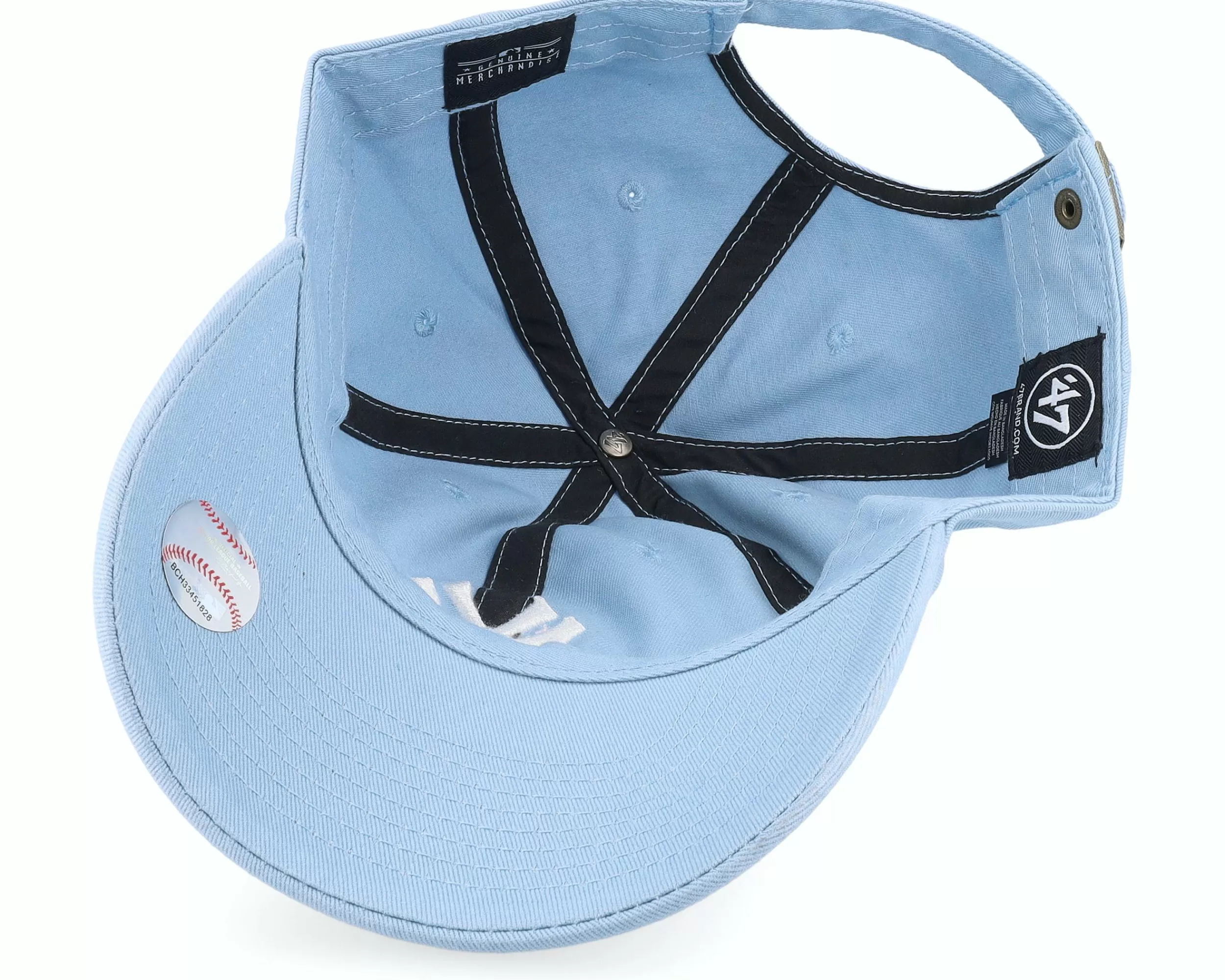 47 Brand New York Yankees Mlb Clean Up Columbia Dad Cap - -Unisex Dad Cap