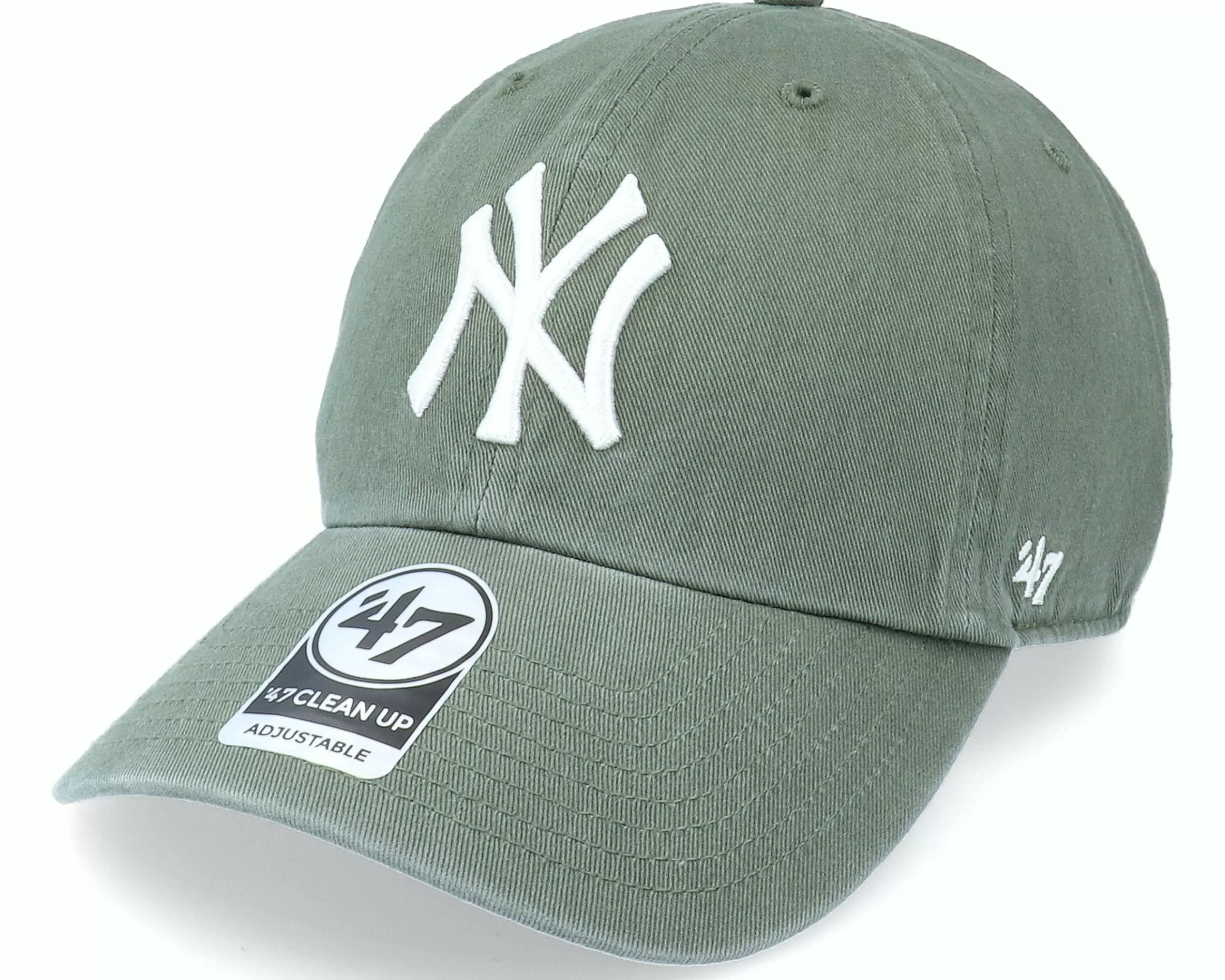 47 Brand New York Yankees Mlb Clean Up Moss Green Dad Cap - -Unisex Dad Cap