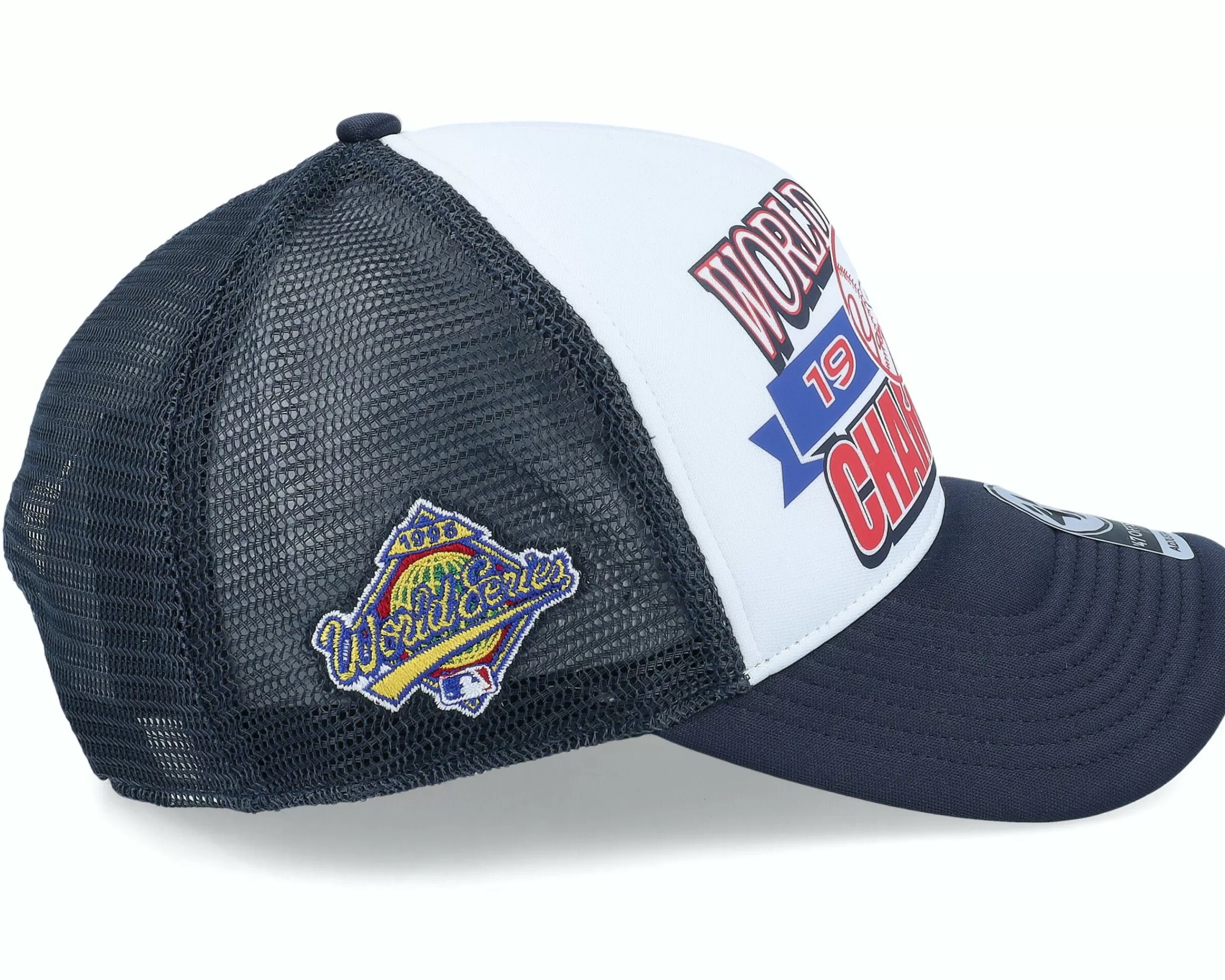 47 Brand New York Yankees Mlb Foam Champ Offside Dt Navy/White Trucker - -Unisex Trucker