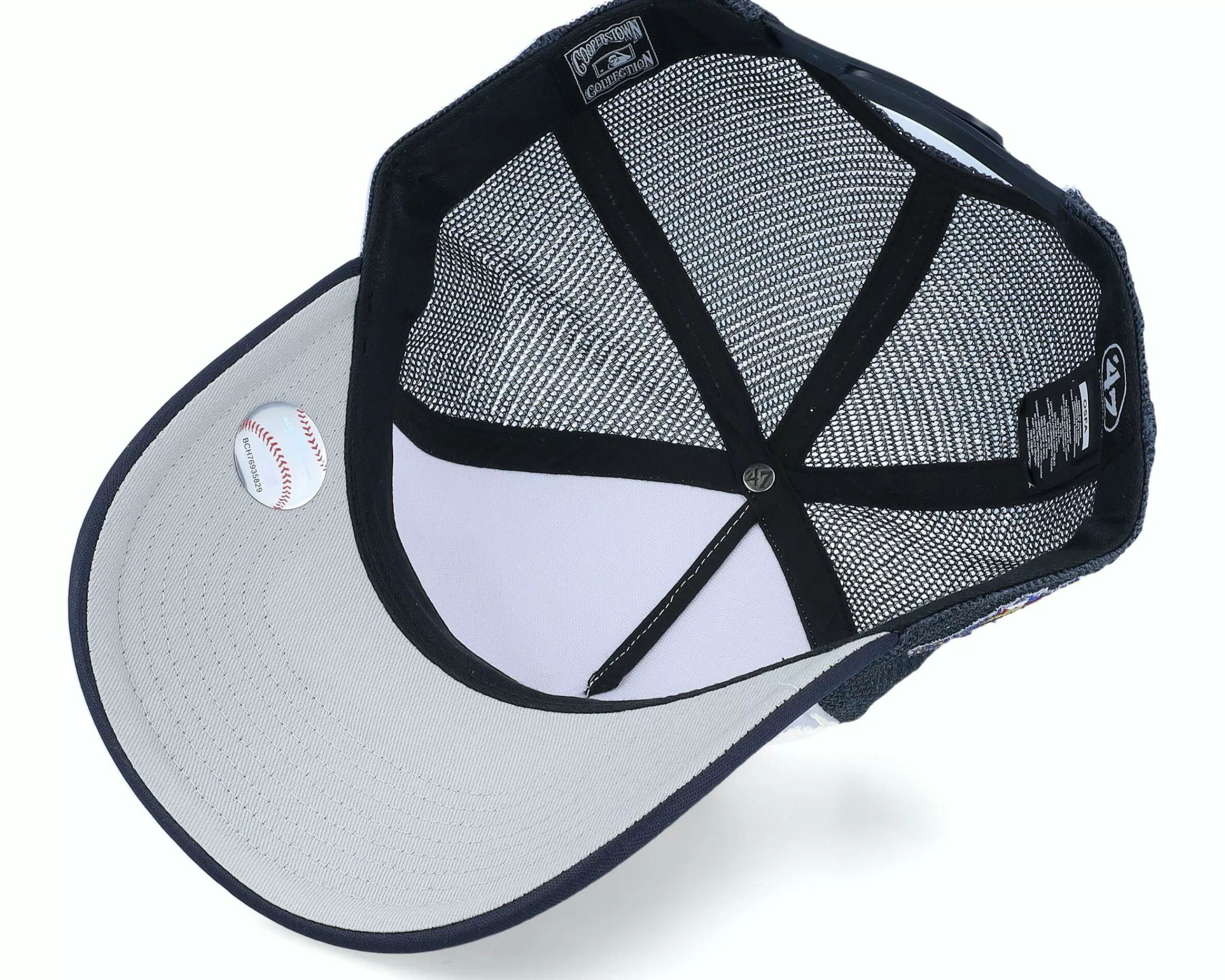 47 Brand New York Yankees Mlb Foam Champ Offside Dt Navy/White Trucker - -Unisex Trucker